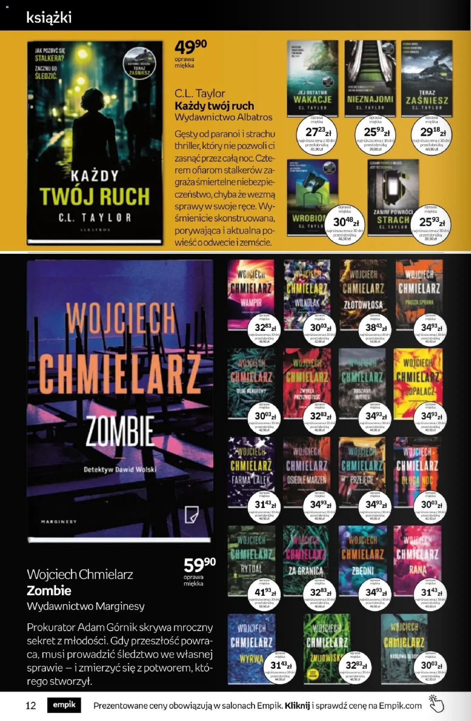 Empik promocje - Tom kultury Książki od 14.01.2026 | Strona: 12 | Produkty: Książki