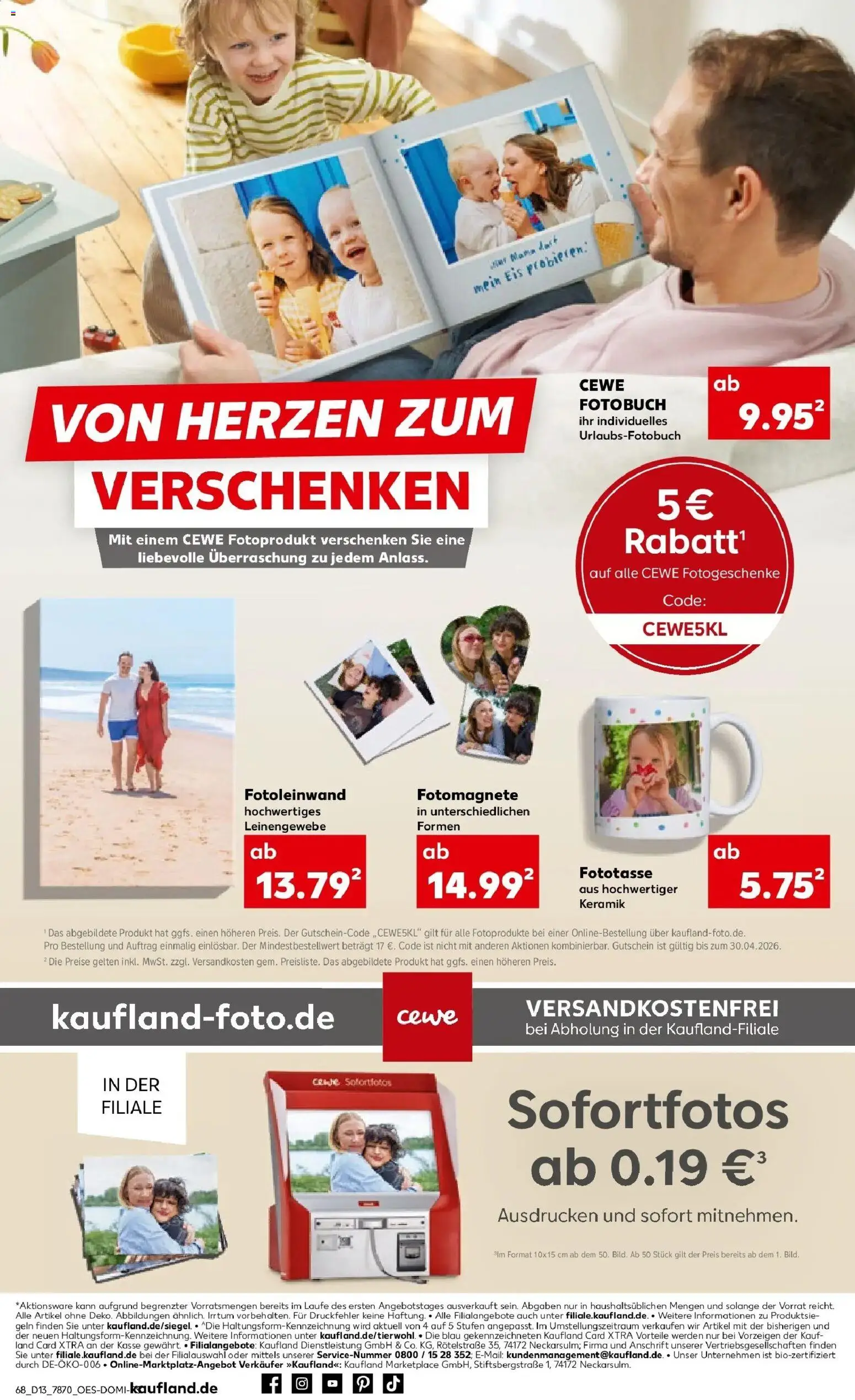 Kaufland Prospekt Dieburg	 – gültig ab 26.03.2026 | Seite: 68 | Produkte: Eis