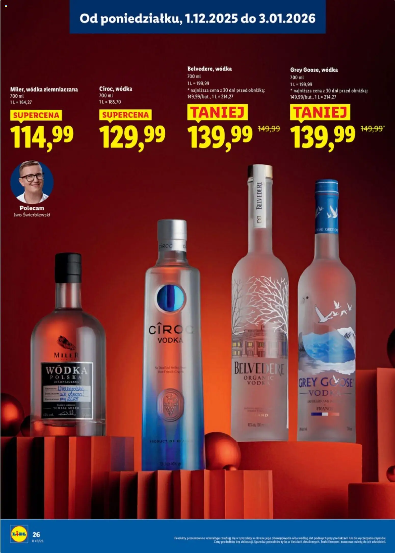 Lidl Katalog alkoholi mocnych i win od 01.12.2025 | Strona: 26