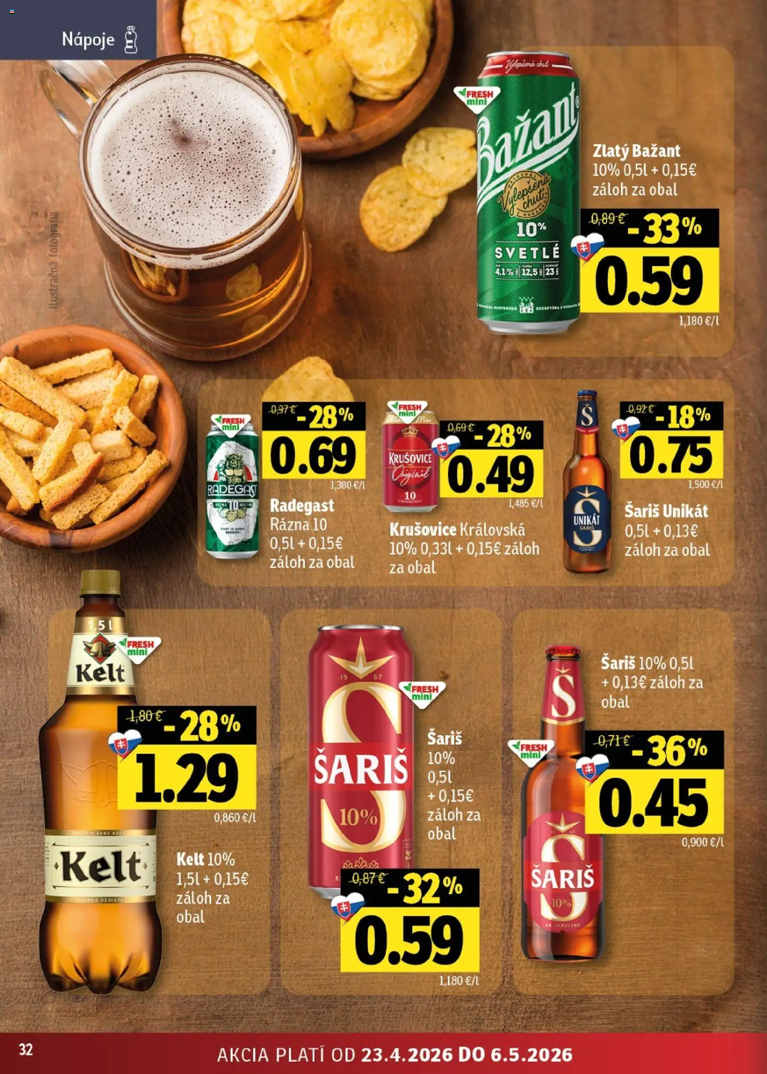 Nové Fresh akcie – leták je platný od 23.04.2026 | Strana: 32