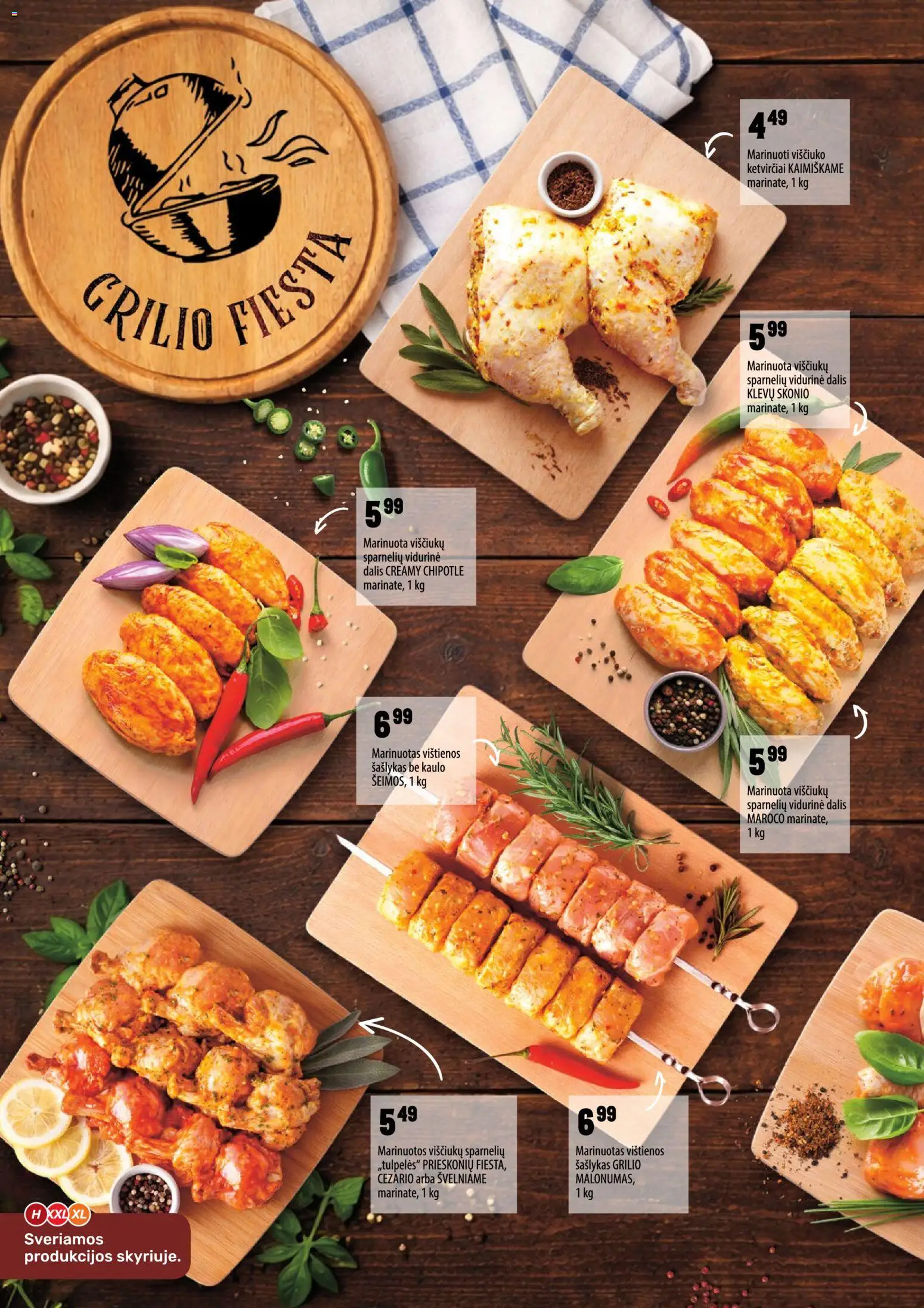 NORFA akcijos nuo 16.04.2026 | Puslapis: 2 | Prekių: Vištienos