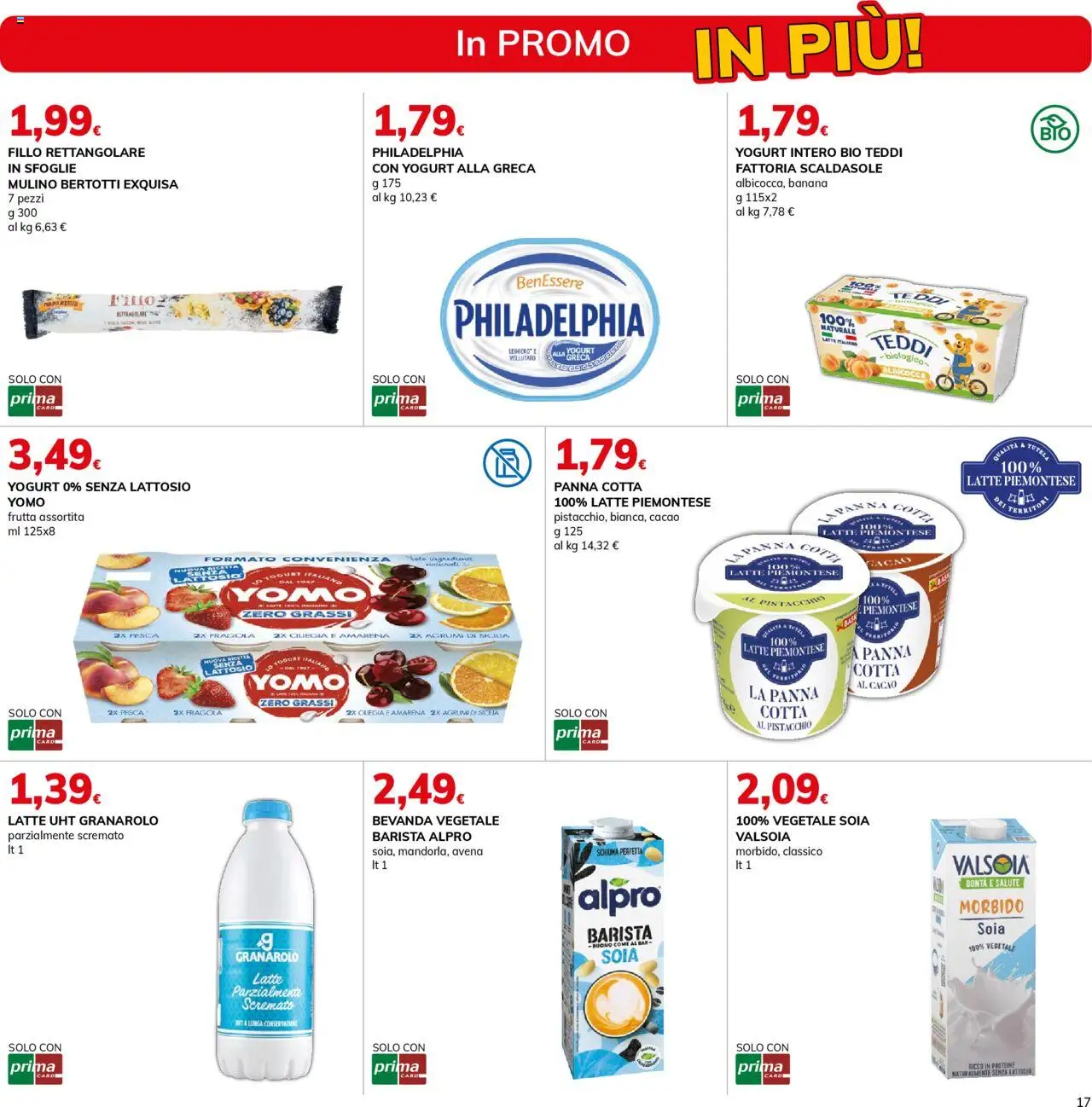 Volantino Basko del 30.09.2025 | Pagina: 17 | Prodotti: Panna, Agrumi, Pesca, Latte parzialmente scremato