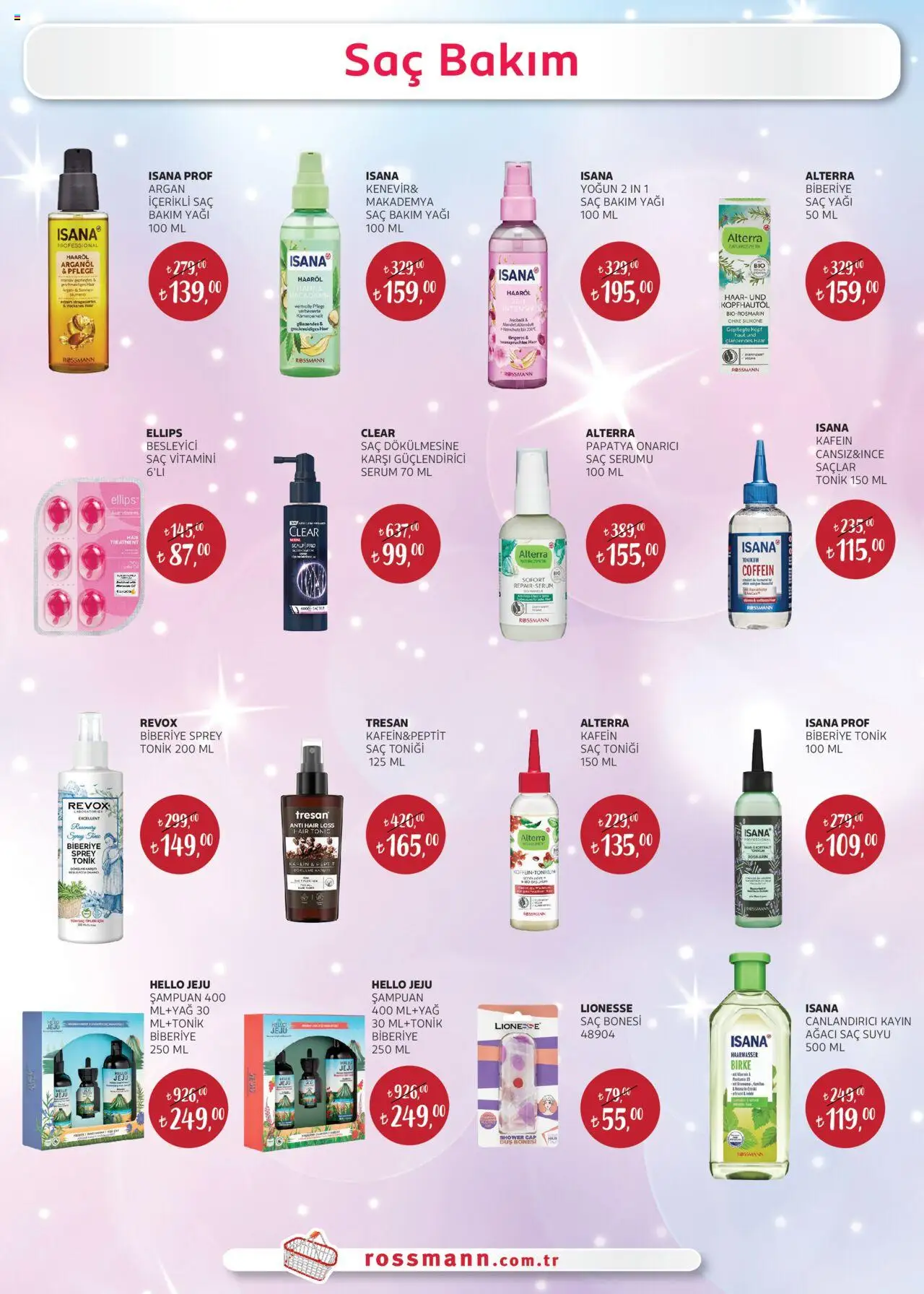 Rossmann İndirim - 01.08.2025 tarihinden itibaren geçerlidir | Sayfa: 17 | Ürünler: Şampuan, Saç yağı