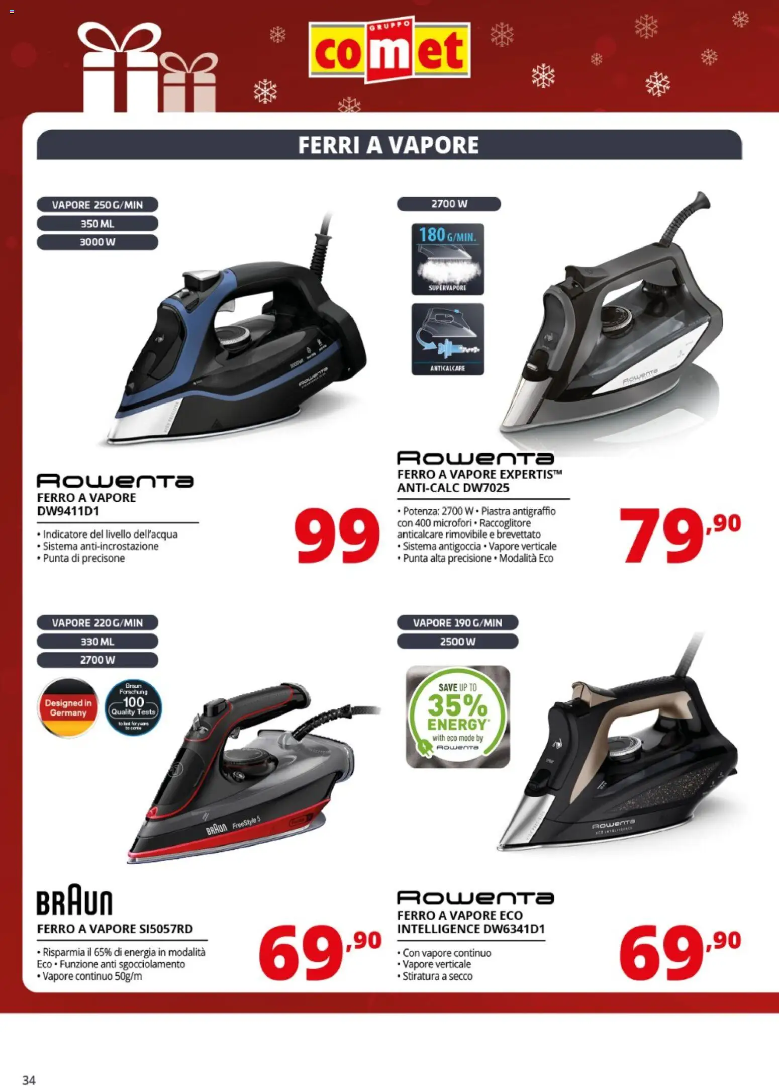 Volantino Comet del 01.12.2025 | Pagina: 34 | Prodotti: Anticalcare