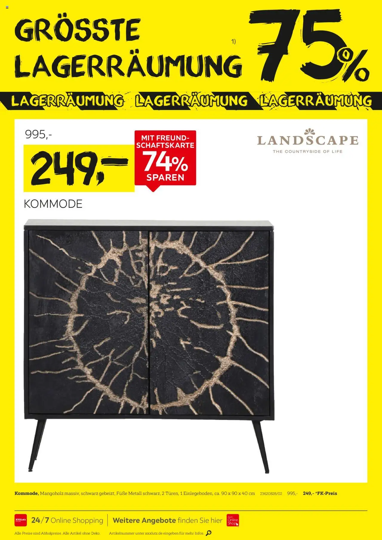 XXXL Lutz Prospekt 	 - gültig ab dem 25.08.2025 | Seite: 12 | Produkte: Kommode