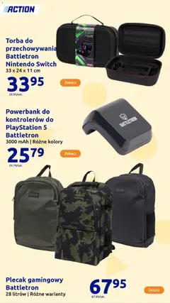 Pogląd oferty "Action Gazetka - Presents" - ważna od 26.11.2025 | Strona: 149 | Produkty: Plecak, Playstation, Torba, Powerbank