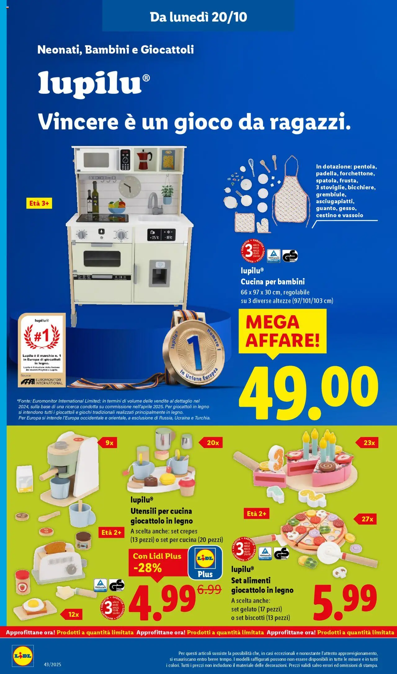 Volantino Lidl del 20.10.2025 | Pagina: 36 | Prodotti: Biscotti, Gioco, Vassoio, Cestino