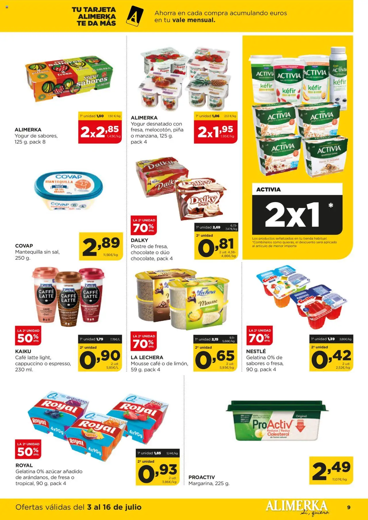 Alimerka folleto Asturias │ válido desde el 03.07.2025 | Página: 10 | Productos: Café, Chocolate, Cereales, Συσκευή ροής