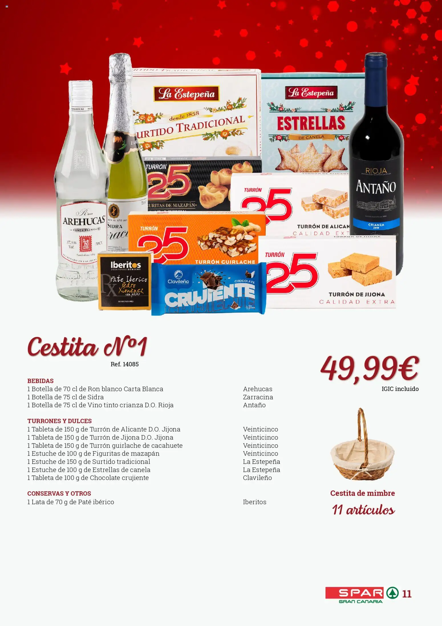 Spar folleto │ válido desde el 31.10.2025 | Página: 11 | Productos: Ron, Vino, Tableta, Μανέστρα