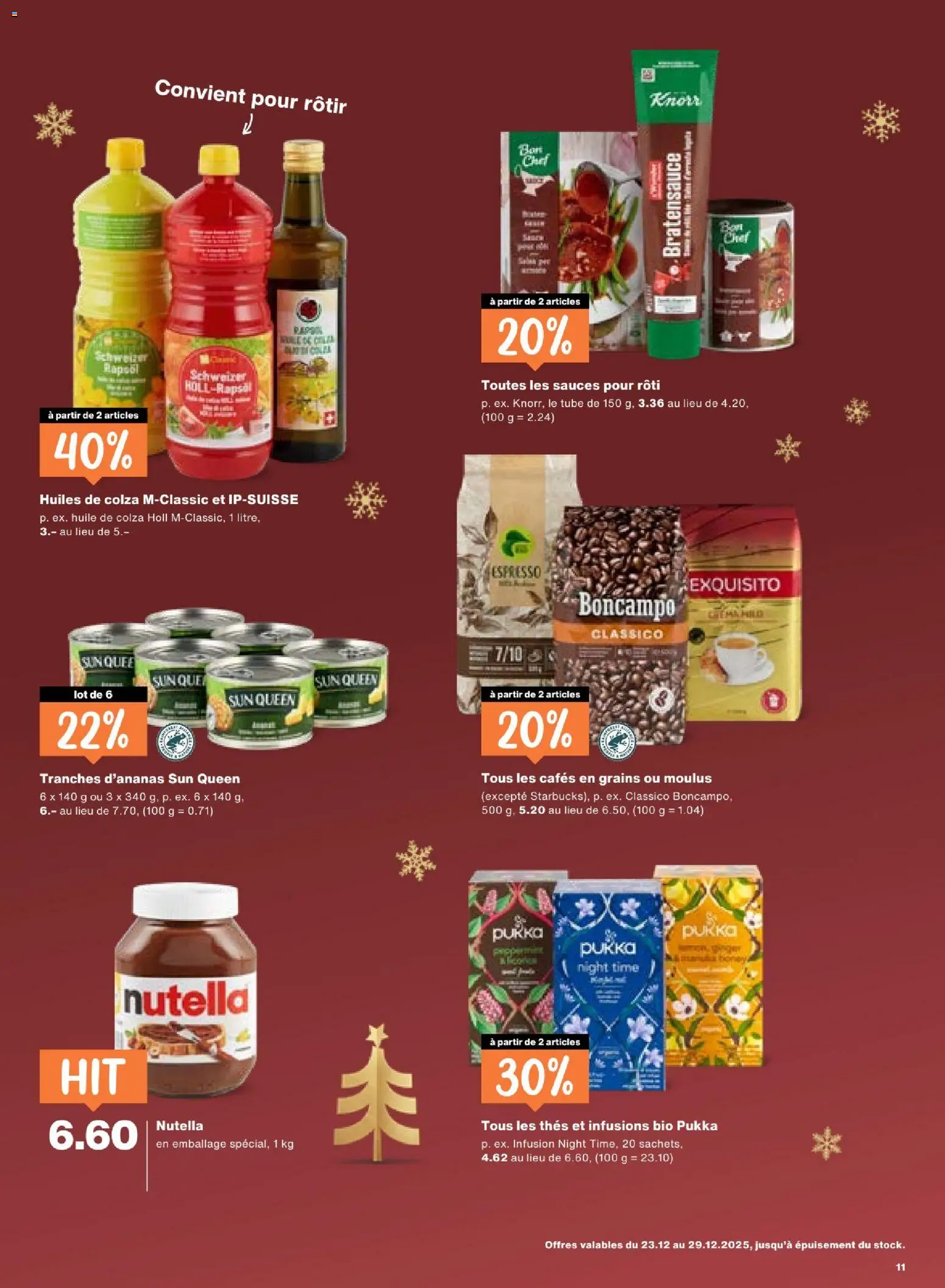 Migros Aktionen FR – gültig ab 23.12.2025 | Seite: 11 | Produkte: Rapsöl, Spabad