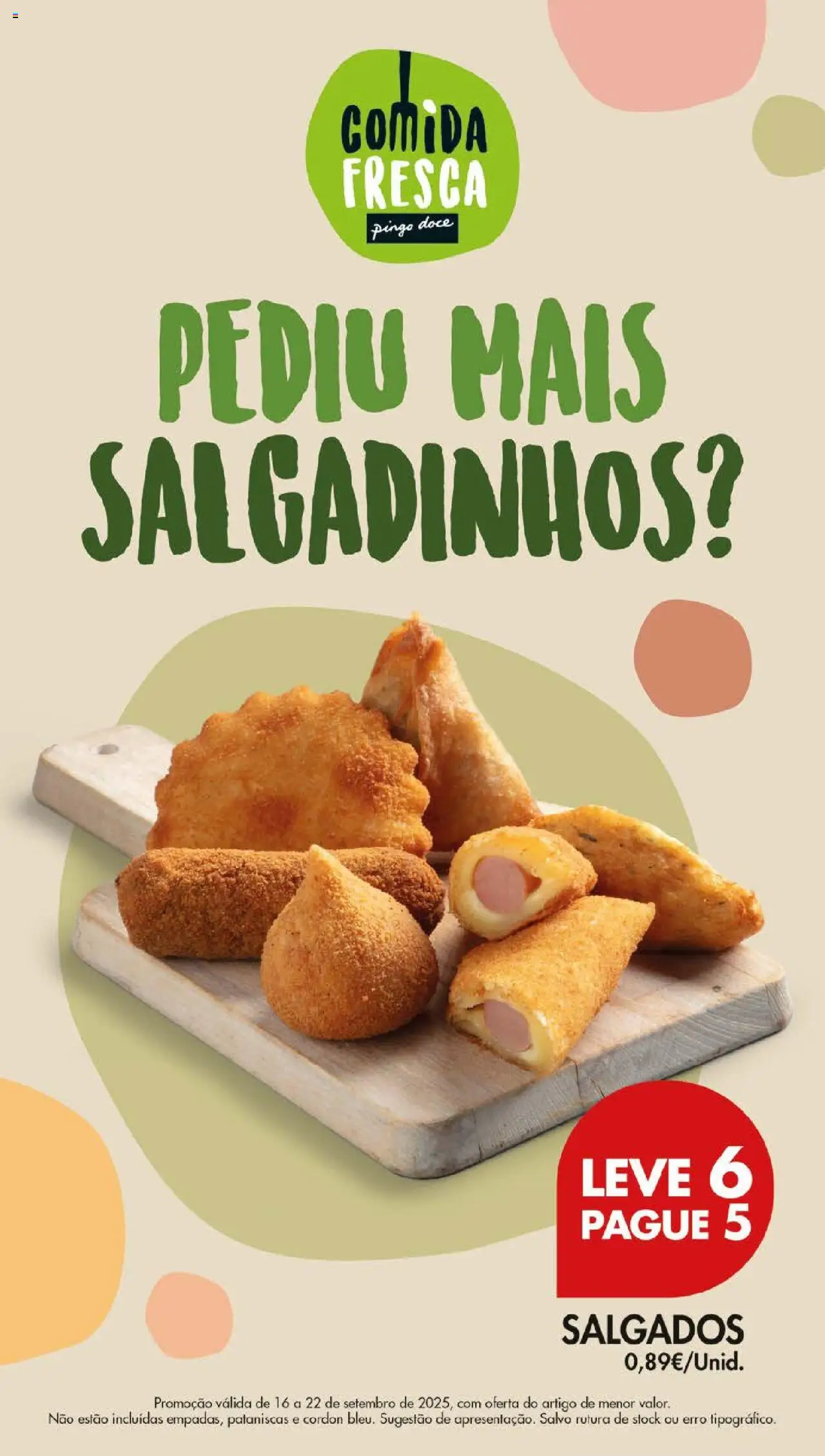 Pingo Doce folheto │ válido de 16.09.2025 | Página: 12 | Produtos: Salgadinhos