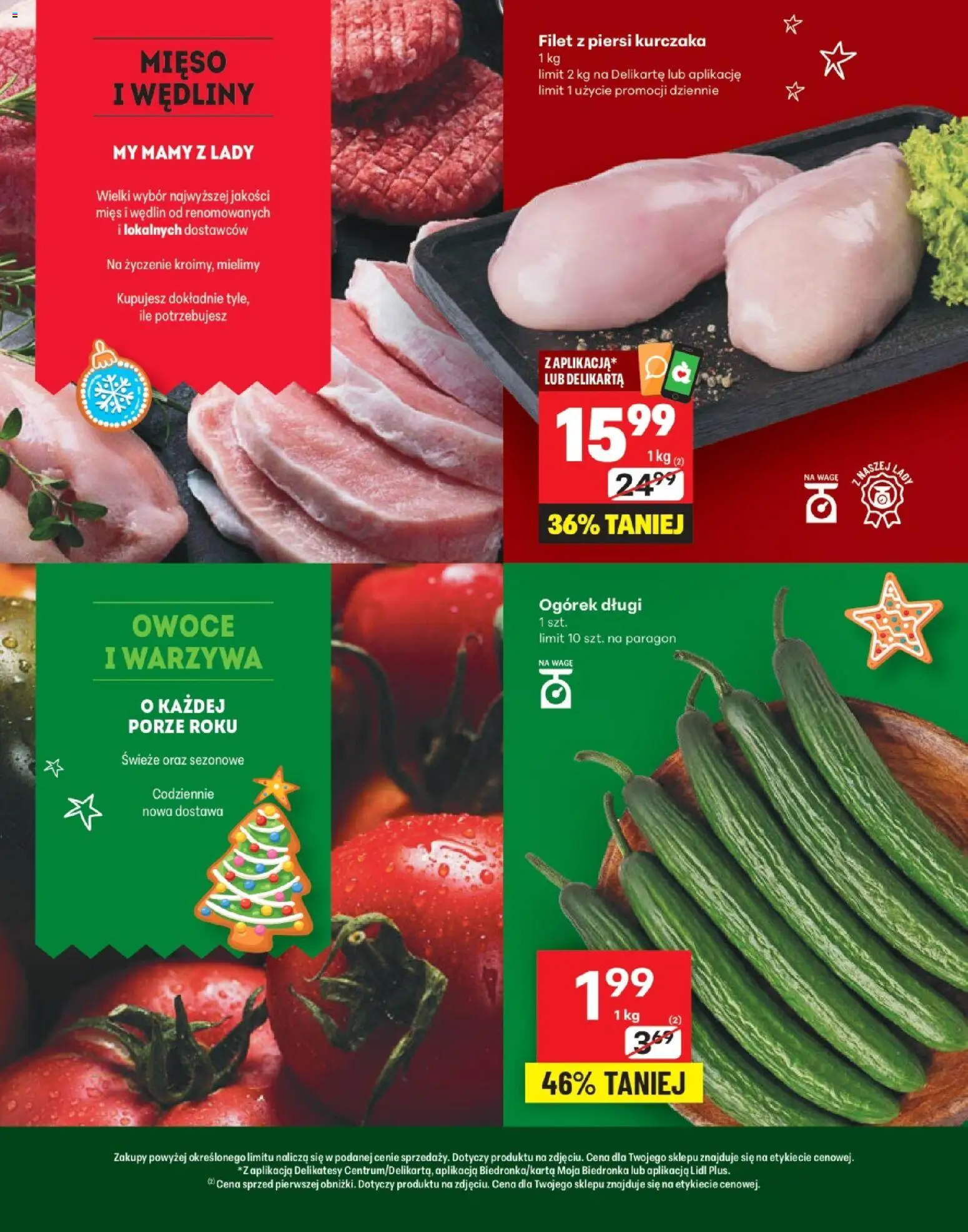 Delikatesy Centrum Gazetka - Jeleśnia Otwarcie od 20.11.2025 | Strona: 2 | Produkty: Piersi, Mięso, Delikatesy, Owoce
