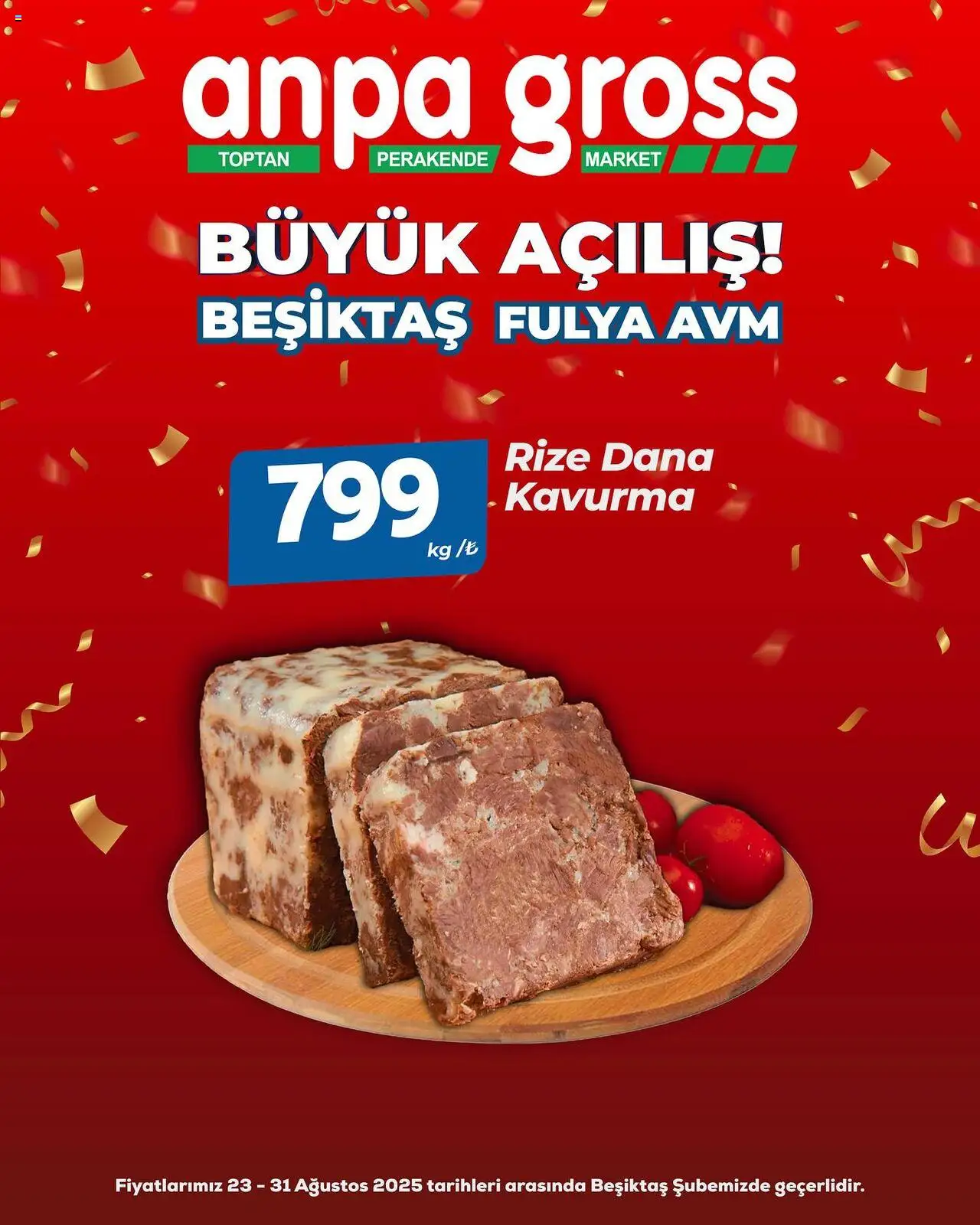 Anpa Gross Büyük Açılış - 23.08.2025 tarihinden itibaren geçerlidir | Sayfa: 30