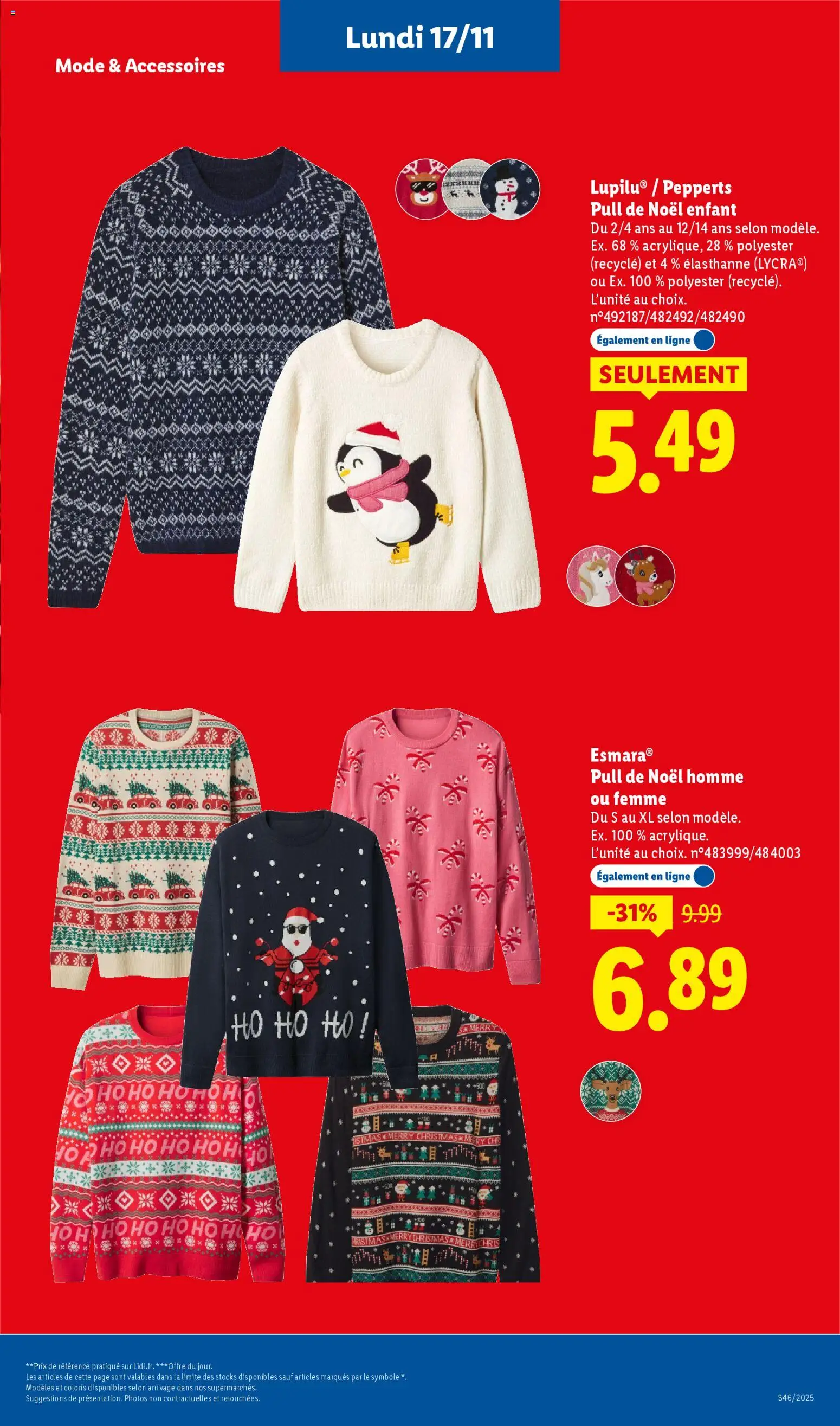 {H1} | Page: 3 | Produits: Pull, Pull de noel