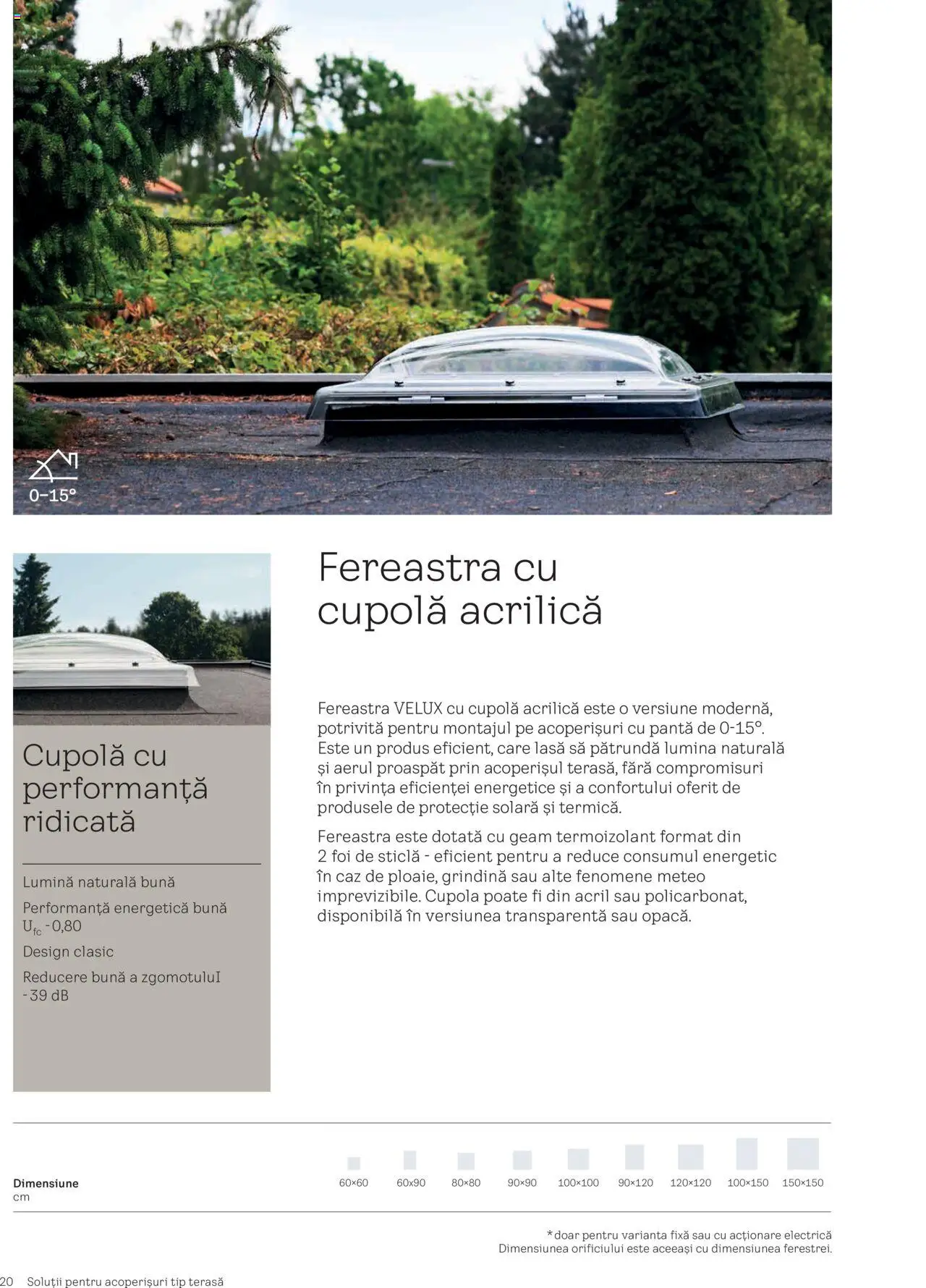 Noul catalog Velux – valabil de la 25.02.2025 | Pagină: 20 | Produse: Tavuk suyu, Fereastră, Protecție solară