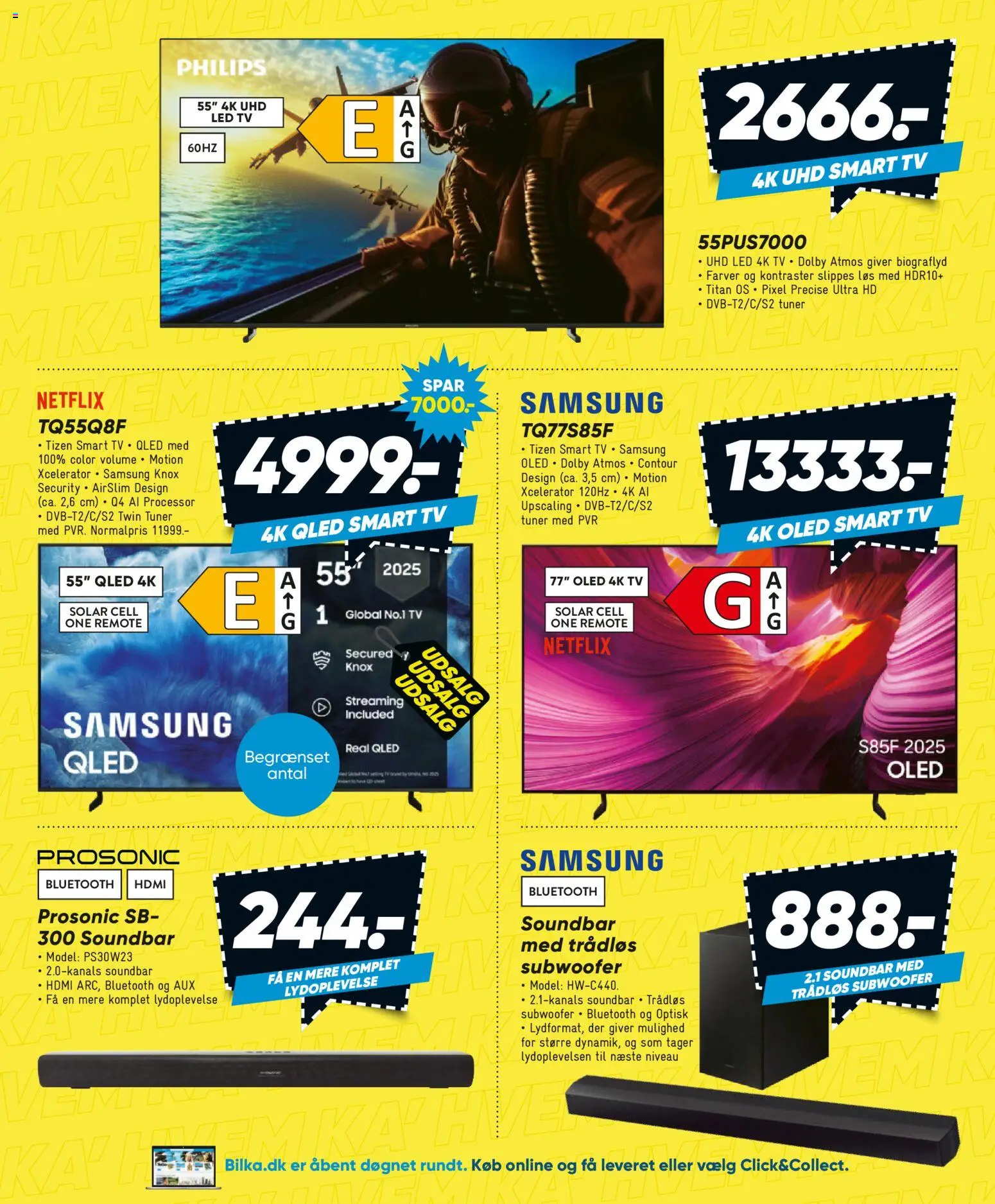 Bilka tilbudsavis – gyldig fra 25.12.2025 | Side: 8 | Produkter: Smart TV, TV Tuner, TV, Søm