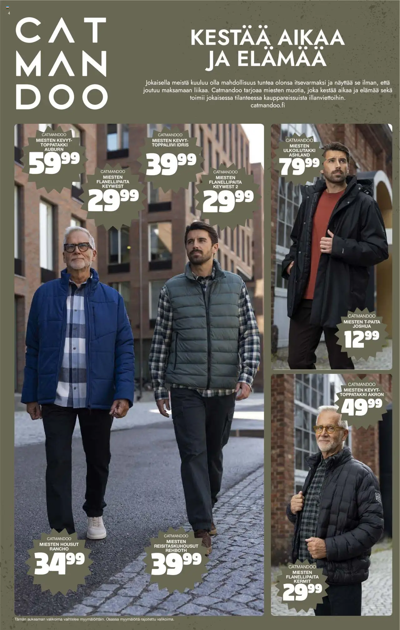 Tokmanni tarjoukset – voimassa 15.09.2025 alkaen | Sivu: 4 | Tuotteet: T-paita, Housut, Toppatakki