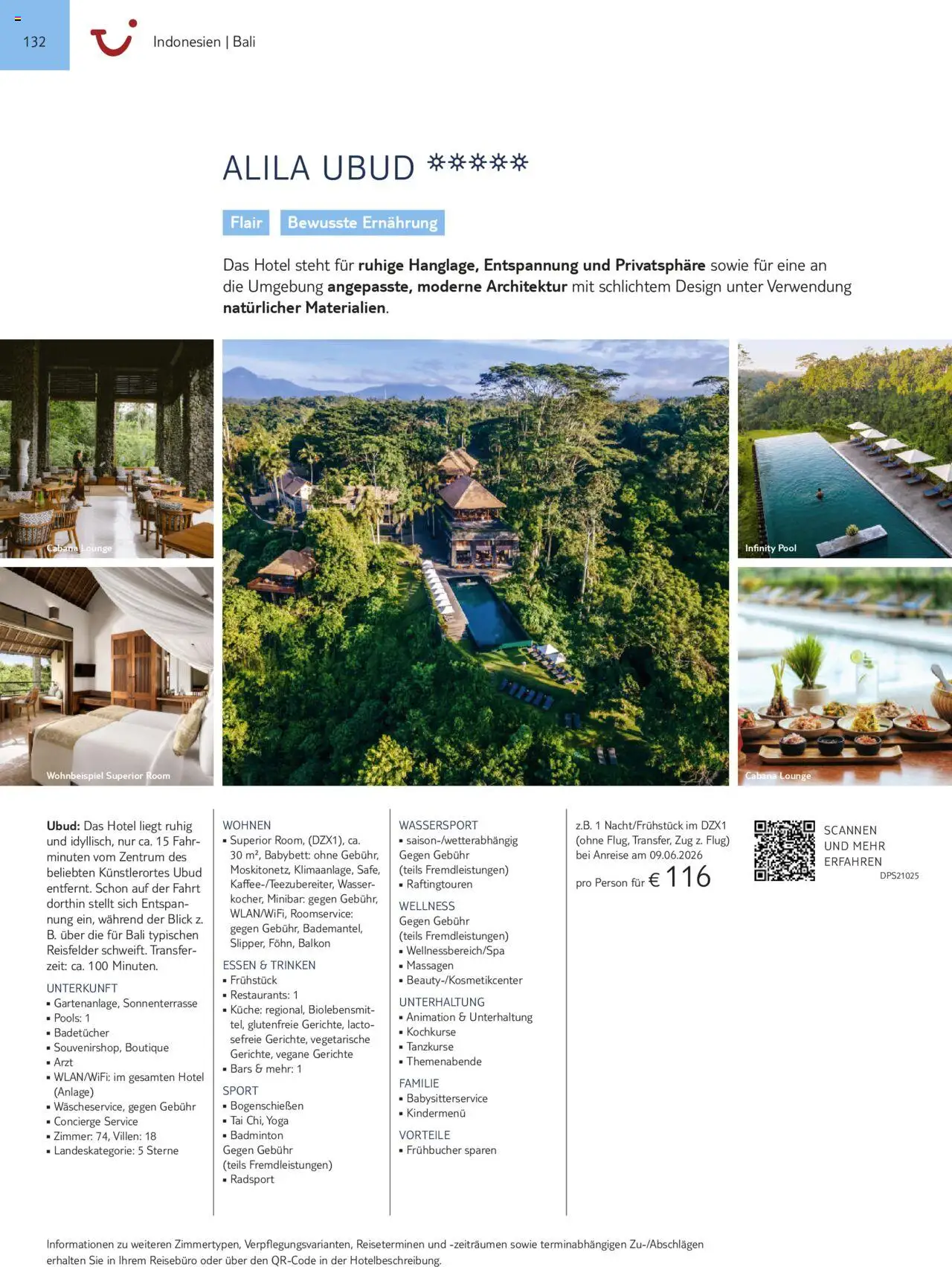 Aida - Asien, Afrika, Orient & Indischer Ozean 2025/26 – gültig ab 01.11.2025 | Seite: 132 | Produkte: Babybett, Küche, Wasser