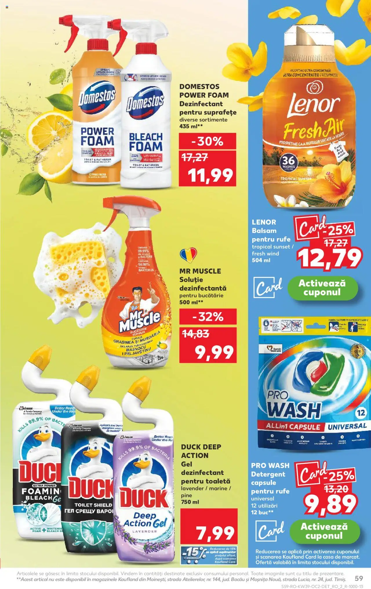 Kaufland RO akciós ujság - amely érvényes a következő dátumtól: 24.09.2025 | Oldal: 59