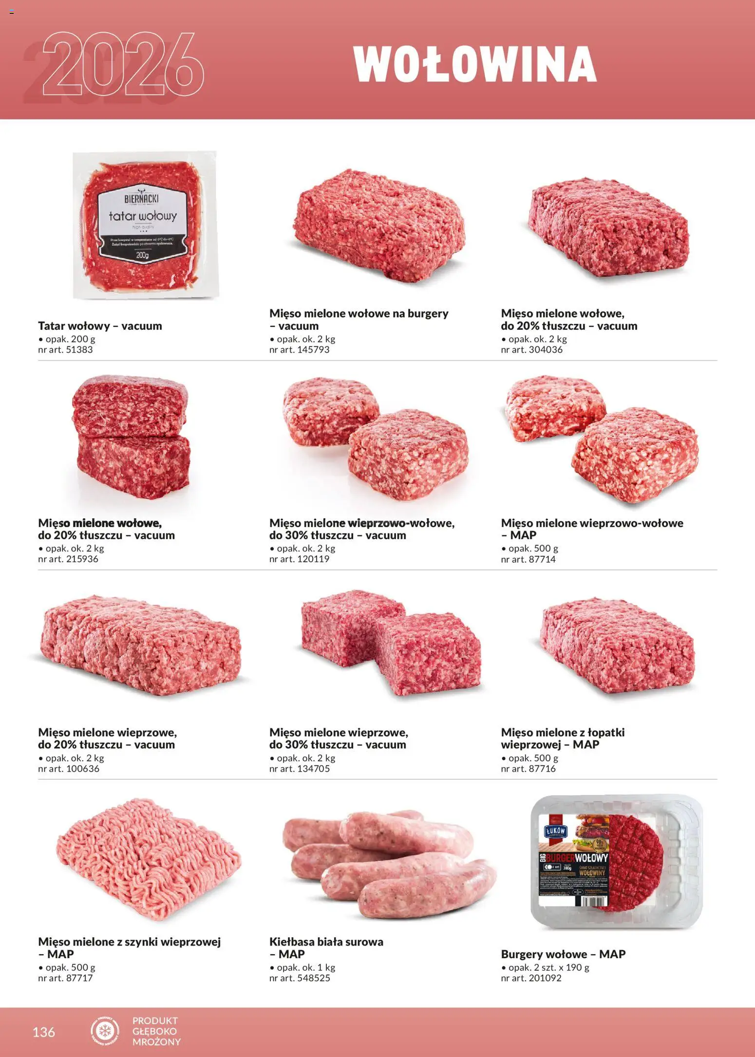 Makro Gazetka - Ultra fresh od 01.03.2026 | Strona: 136 | Produkty: Tatar wołowy, Mięso, Mięso mielone wołowe, Wołowina