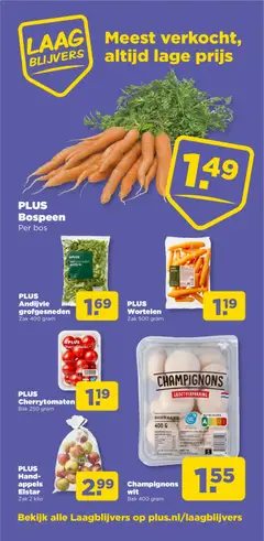 Champignons wit, Bak 400 gram - Voorbeeld van een folder van Plus, geldig van 18.02.2026 | Pagina: 40