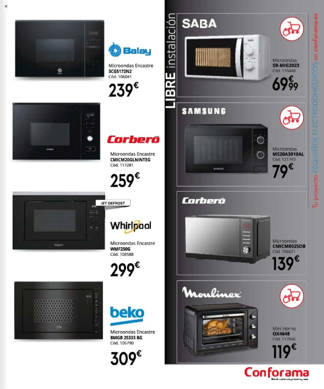 Conforama - Folleto │ válido desde el 27.03.2025 | Página: 109 | Productos: Horno