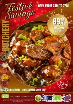 Super Save specials catalogue – valid from 24.12.2025