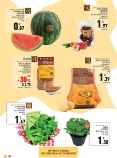 Volantino Conad del 31.07.2025 | Pagina: 10 | Prodotti: Pasta, Basilico, Vaso, Farro