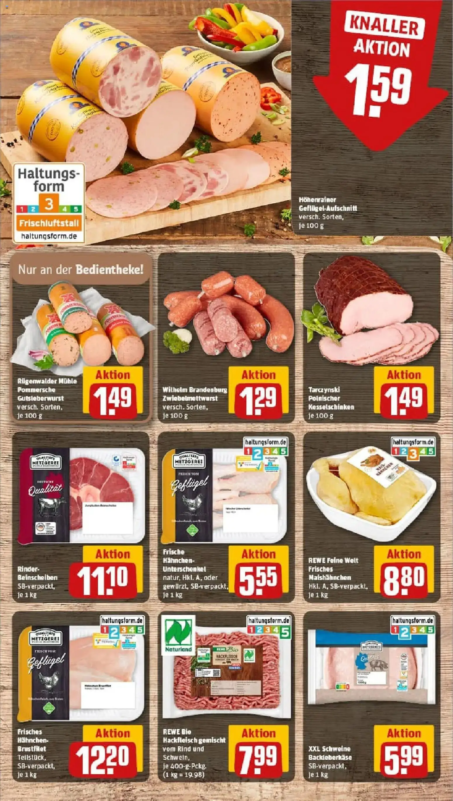 Rewe prospekt Stuttgart	 – gültig ab 11.01.2026 | Seite: 10 | Produkte: Mühle, Hahnchen, Hackfleisch