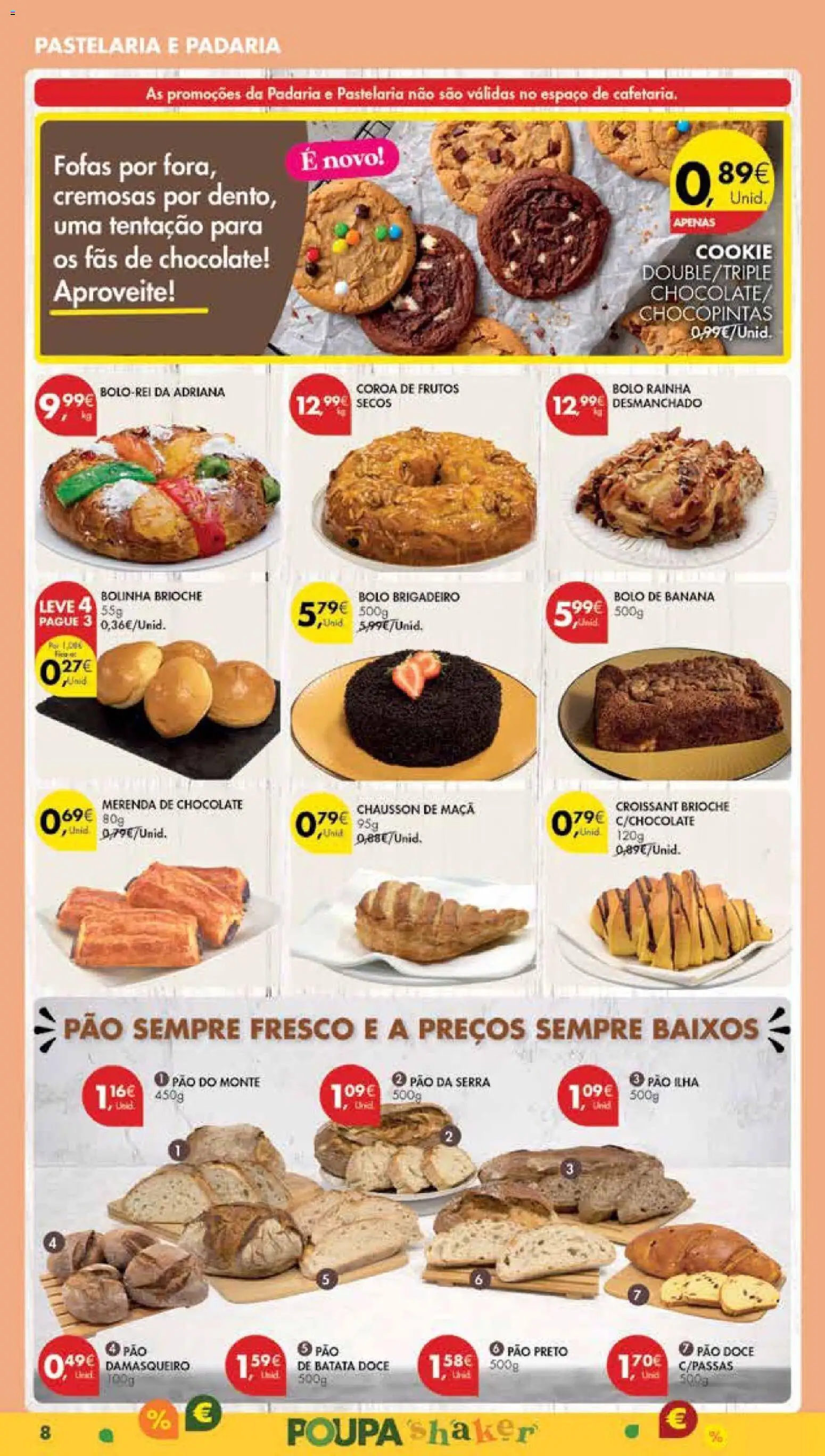 Pingo Doce Poupe Esta Semana Madeira │ válido de 25.11.2025 | Página: 8 | Produtos: Batata, Banana, Bolo, Chocolate