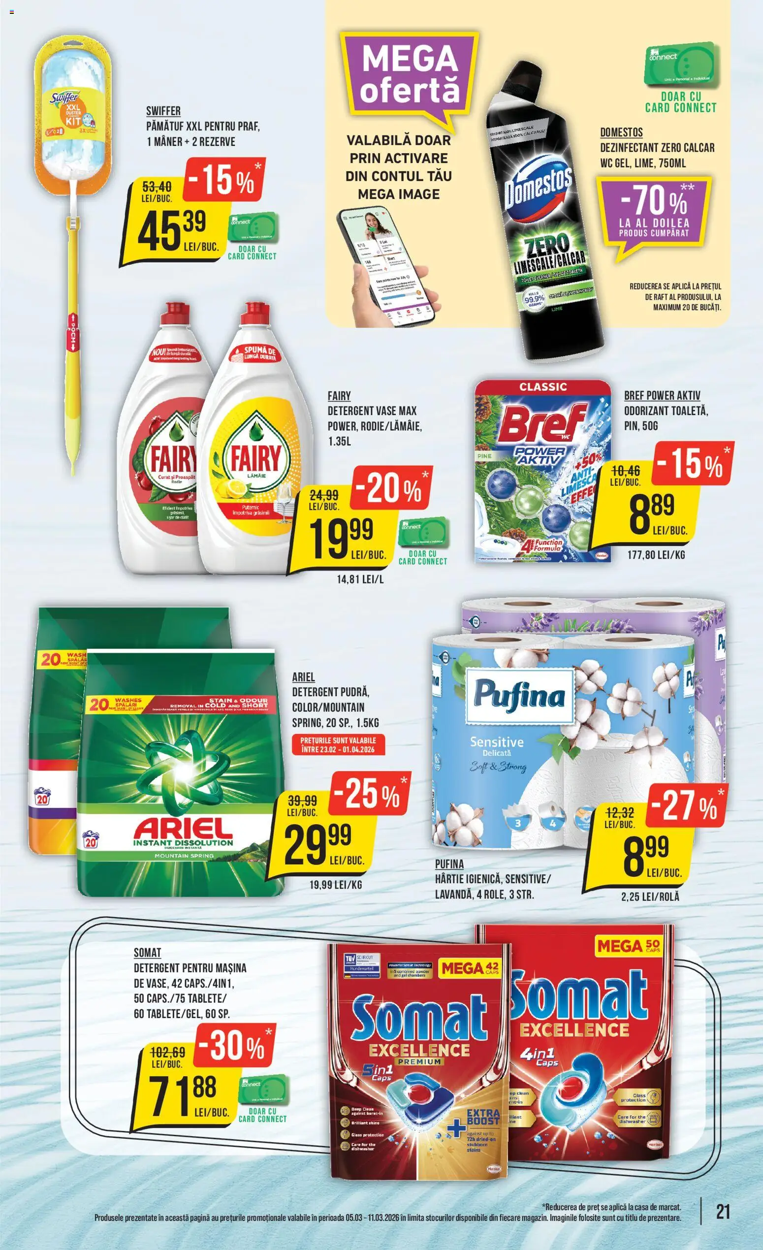 Noul catalog Mega Image – valabil de la 05.03.2026 | Pagină: 21 | Produse: Pomelo, Mâner, Detergent, Lămâie