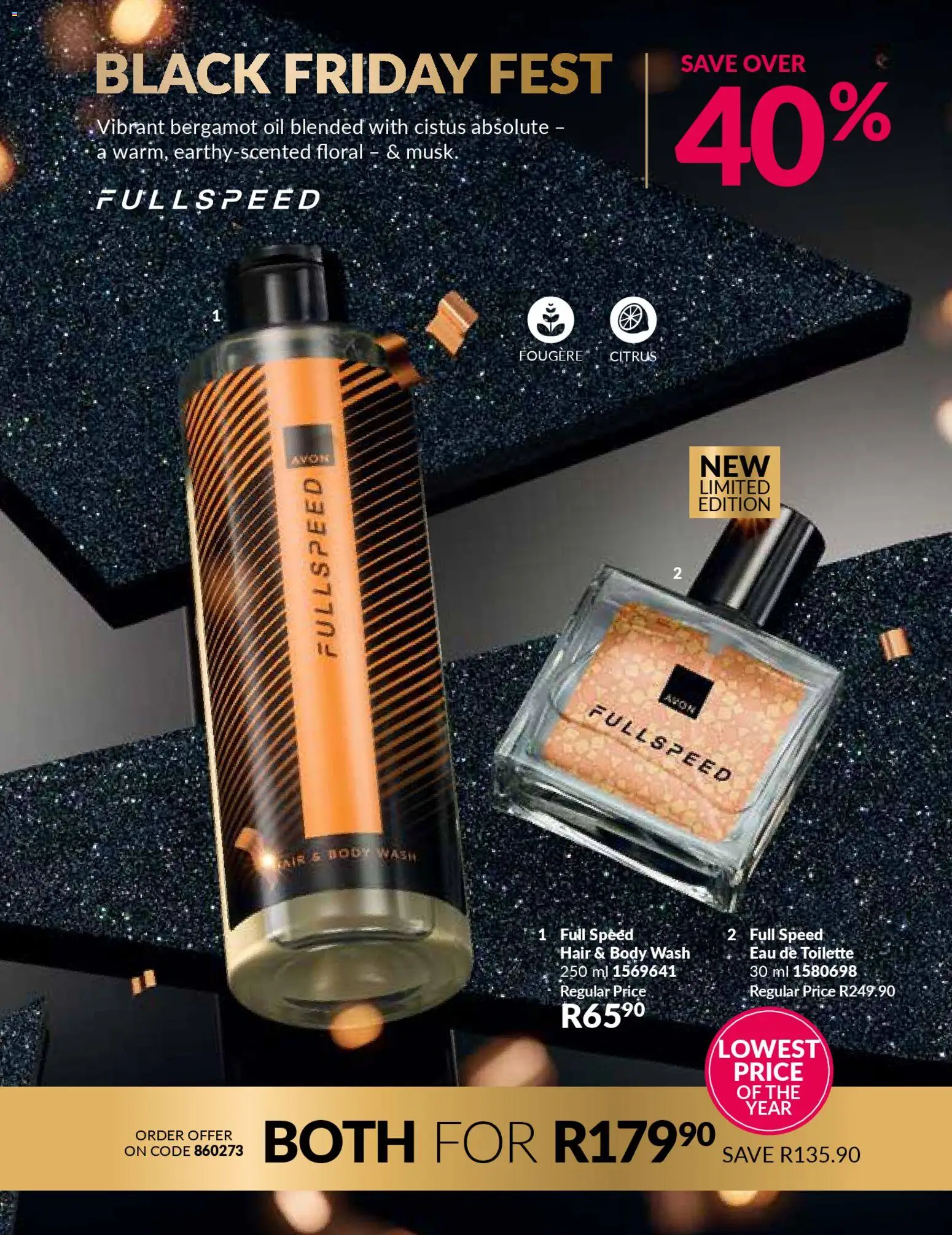 New Avon catalogue – valid from 17.11.2025 | Page: 3 | Products: Oil, Eau de toilette, Body wash