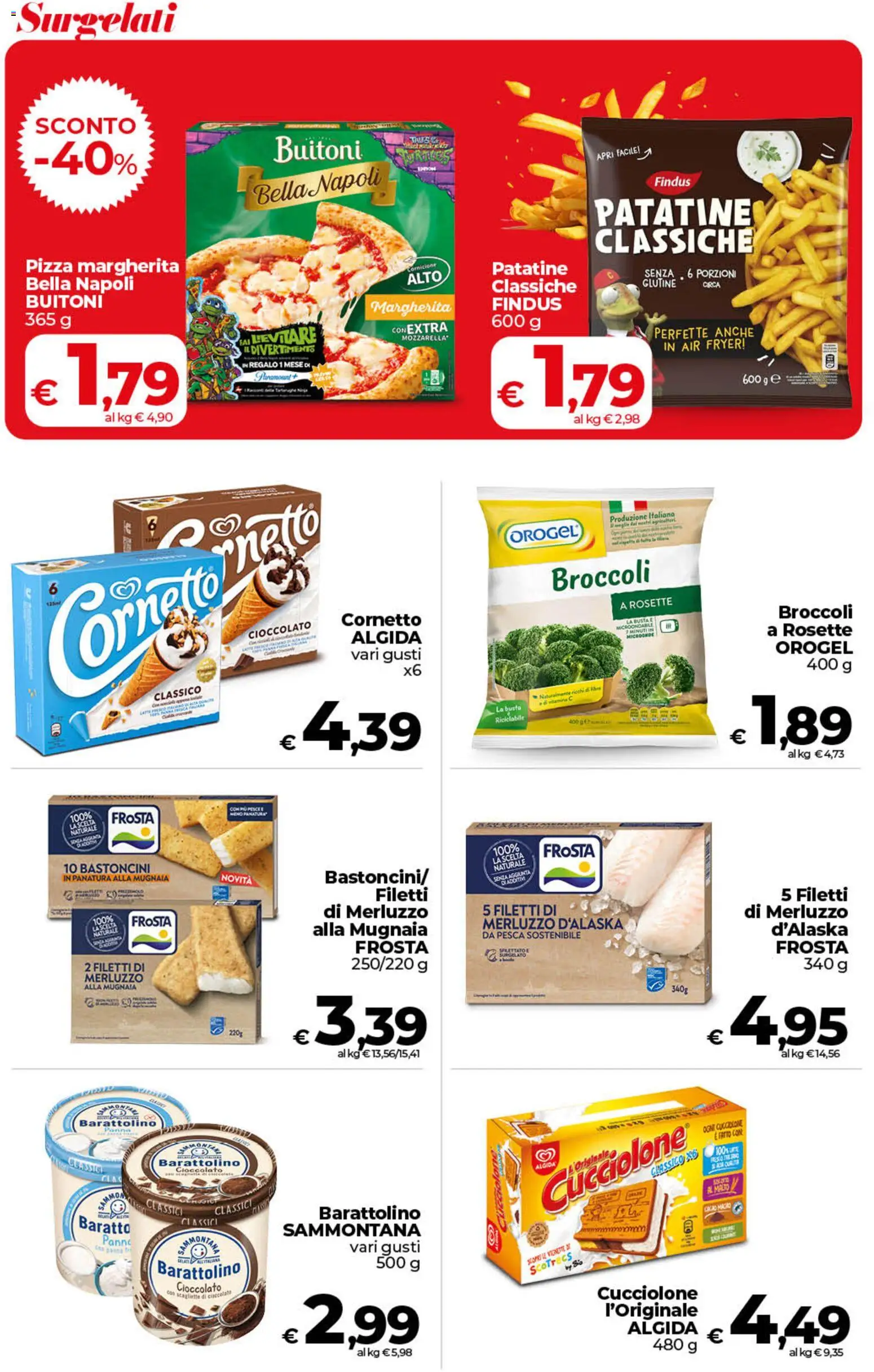 Volantino COOP del 07.04.2026 | Pagina: 22 | Prodotti: Cioccolato, Pizza, Merluzzo, Broccoli
