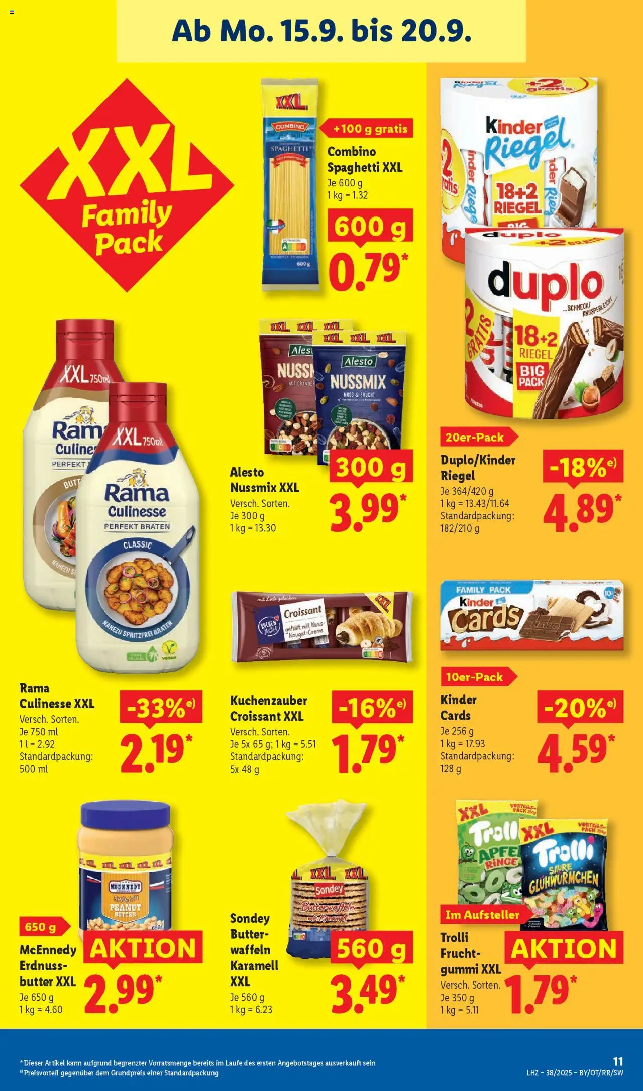 Lidl Prospekt Uffenheim – gültig ab 15.09.2025 | Seite: 19 | Produkte: Rama, Butter, Äpfel, Creme