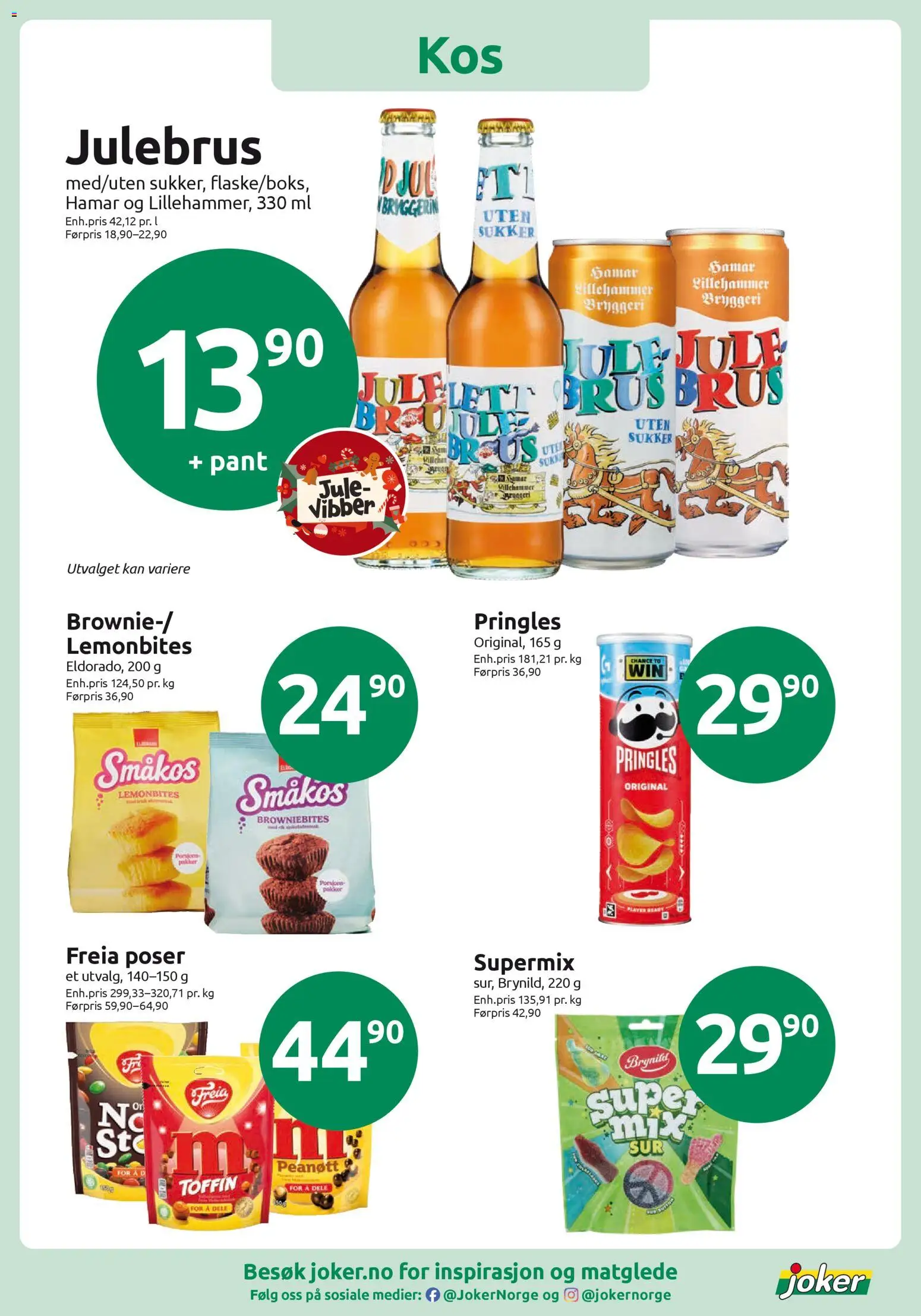 {H1} | Side: 19 | Produkter: Brus, Sukker, Bad, Бісквіт