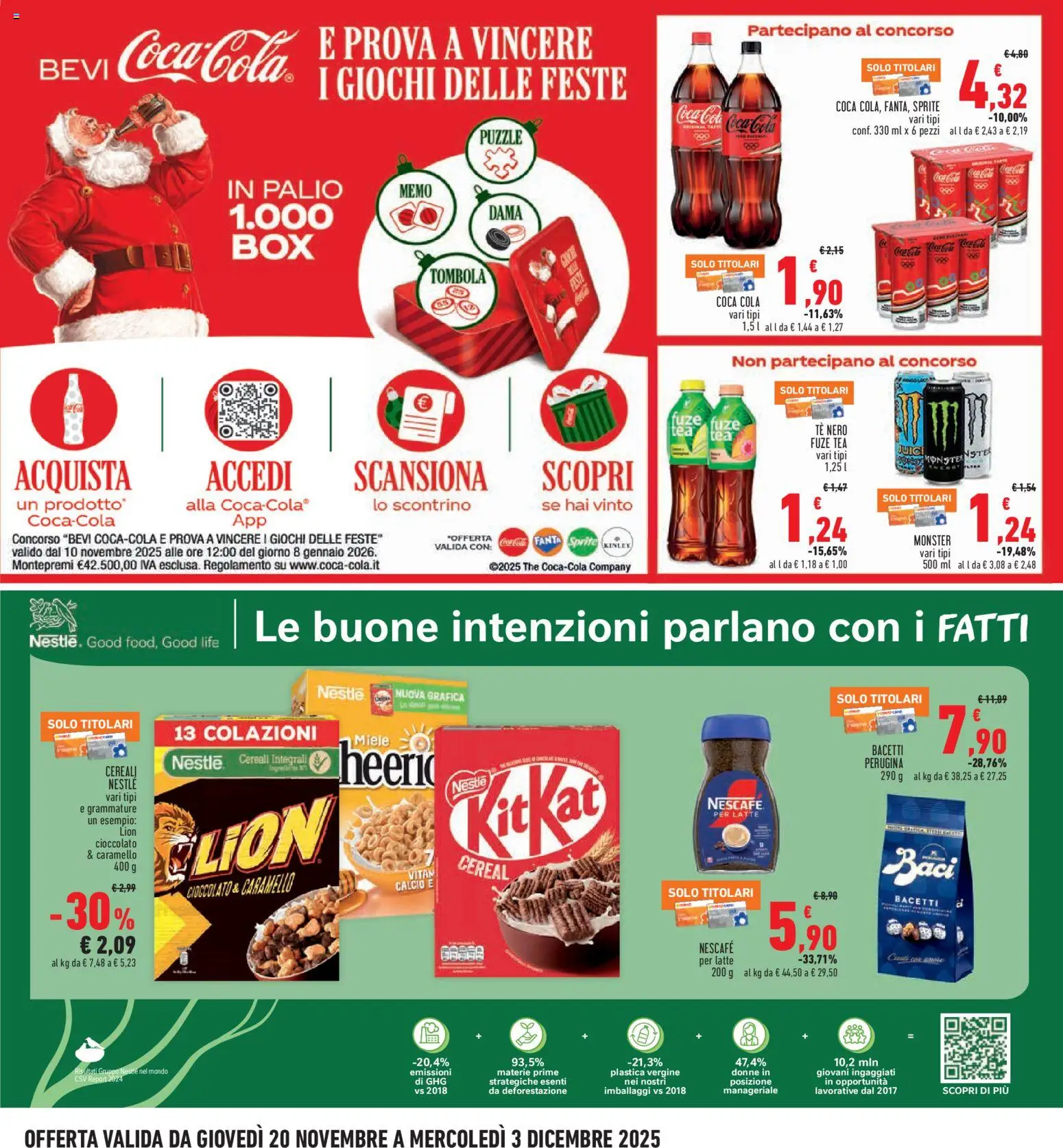 Volantino Conad del 20.11.2025 | Pagina: 39 | Prodotti: Cioccolato, Cereali, Latte, Miele