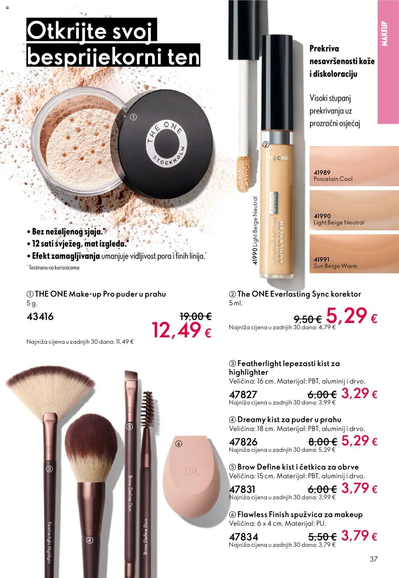 Oriflame katalog | vrijedi od 08.10.2025 | Stranica: 37 | Proizvodi: Concealer, Kist, Finish, Korektor