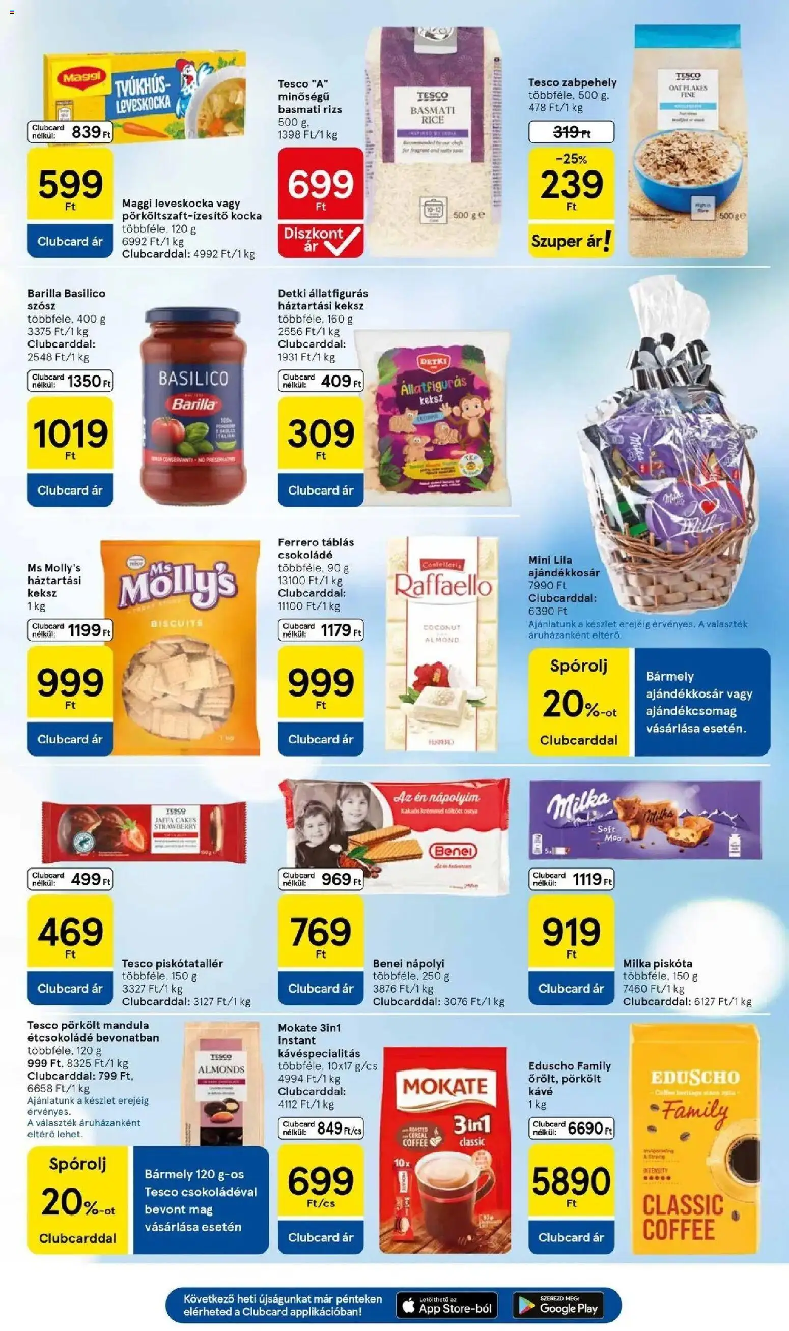 Tesco akciós ujság - amely érvényes a következő dátumtól: 26.03.2026 | Oldal: 5 | Termékek: Háztartási keksz, Maggi, Étcsokoládé, Szósz