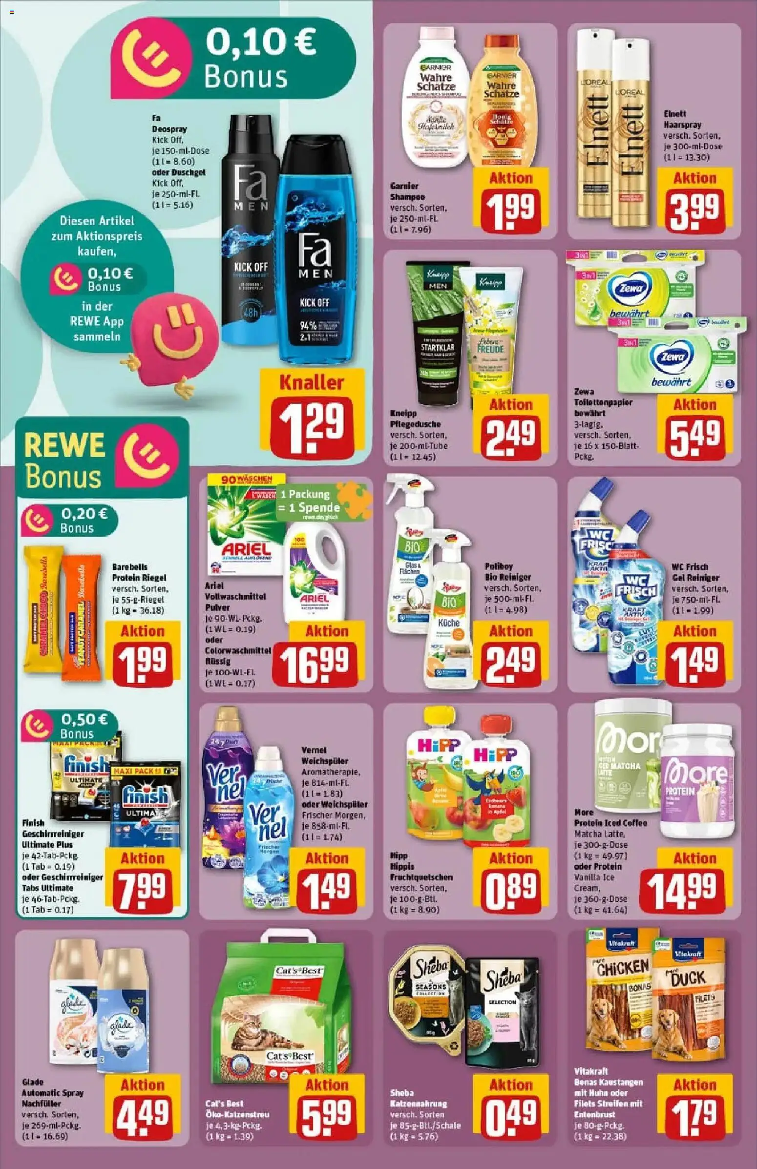 Rewe prospekt Butzbach	 – gültig ab 11.01.2026 | Seite: 26 | Produkte: Sheba, Küche, Deospray, Vernel
