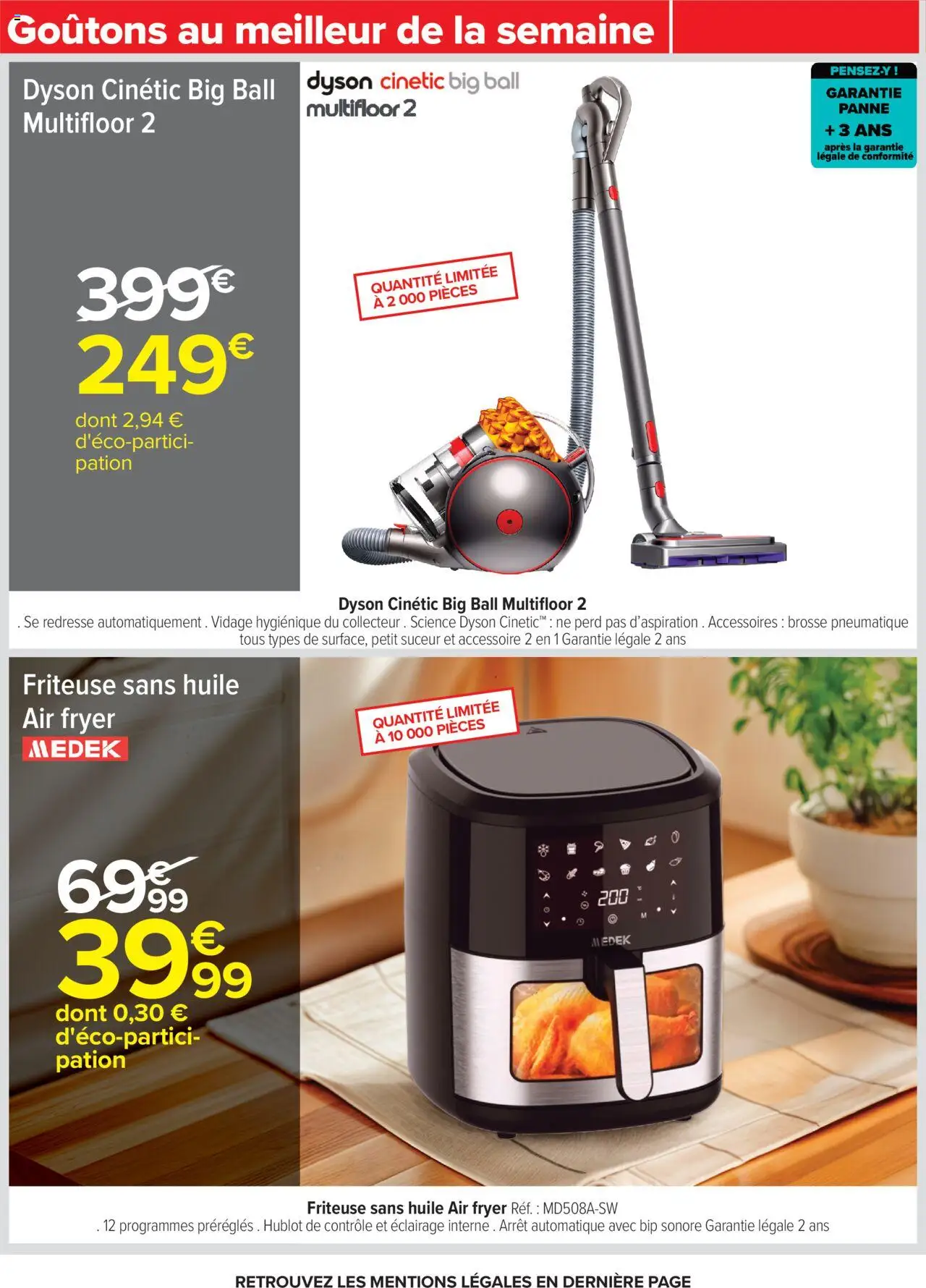  | Page: 60 | Produits: Friteuse sans huile, Air fryer, Brosse, Huile