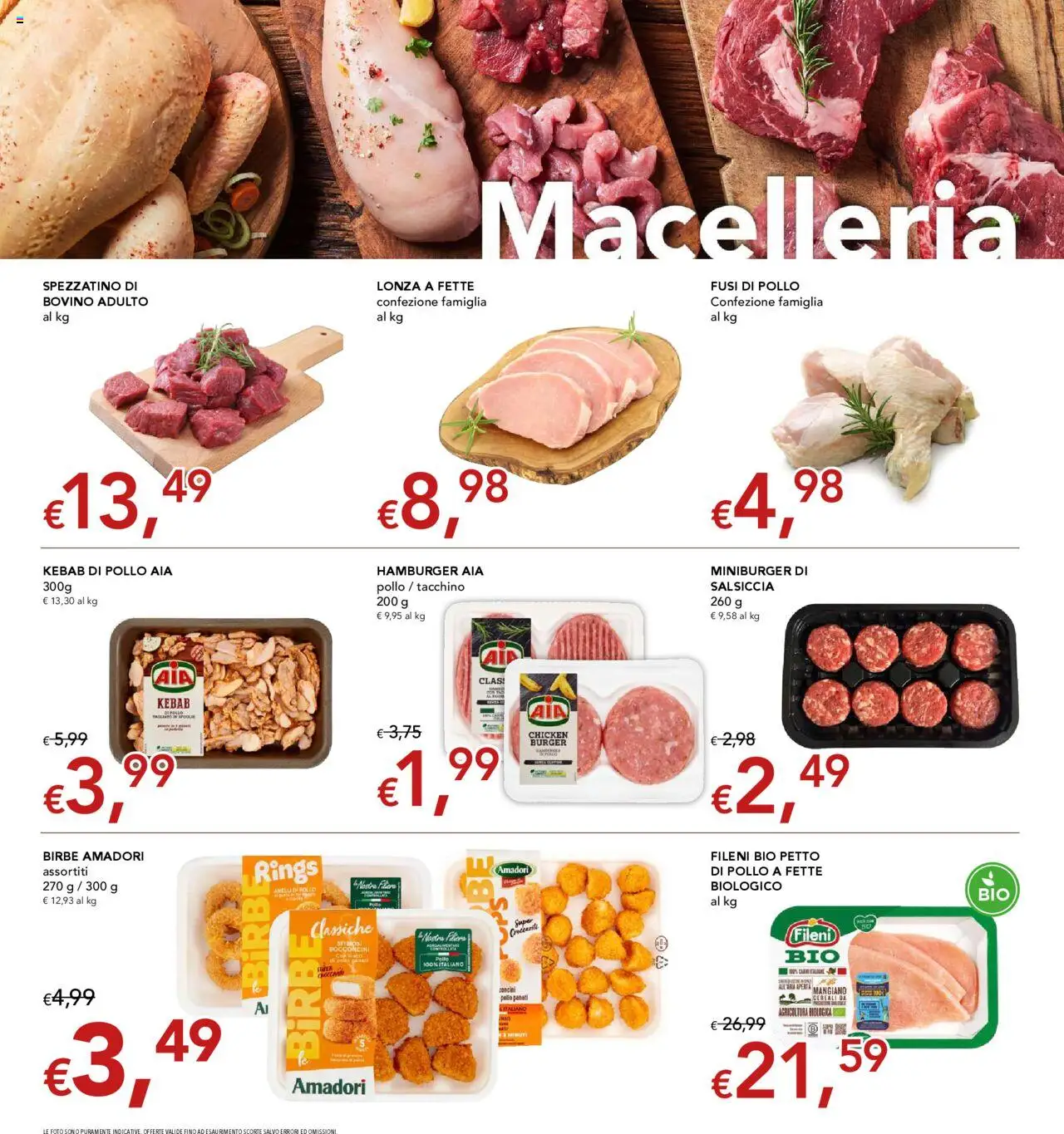 Volantino Migross del 09.10.2025 | Pagina: 3 | Prodotti: Bovino, Pollo, Cereali, Hamburger