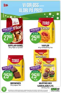 Forhåndsvisning av MUFFINS MIX SJOKOLADE/LYS, 331-342 g gyldig fra 27.04.2026 | Side: 13