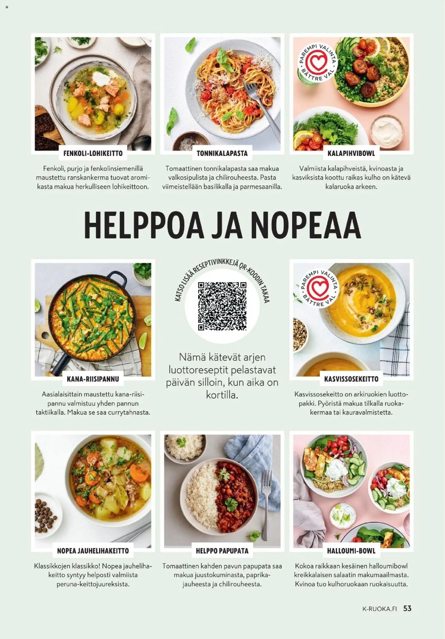 K-Market tarjoukset - K-Ruoka – voimassa 06.05.2026 alkaen | Sivu: 53 | Tuotteet: Ranskankerma, Aromi, Keitto, Paprika