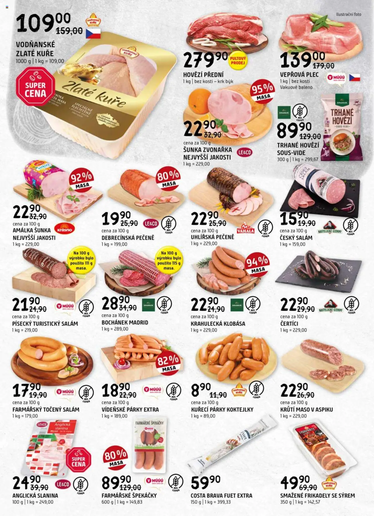 Terno leták od 10.09.2025 | Strana: 2 | Produkty: Salám, Špekáčky, Klobása, Uzeniny