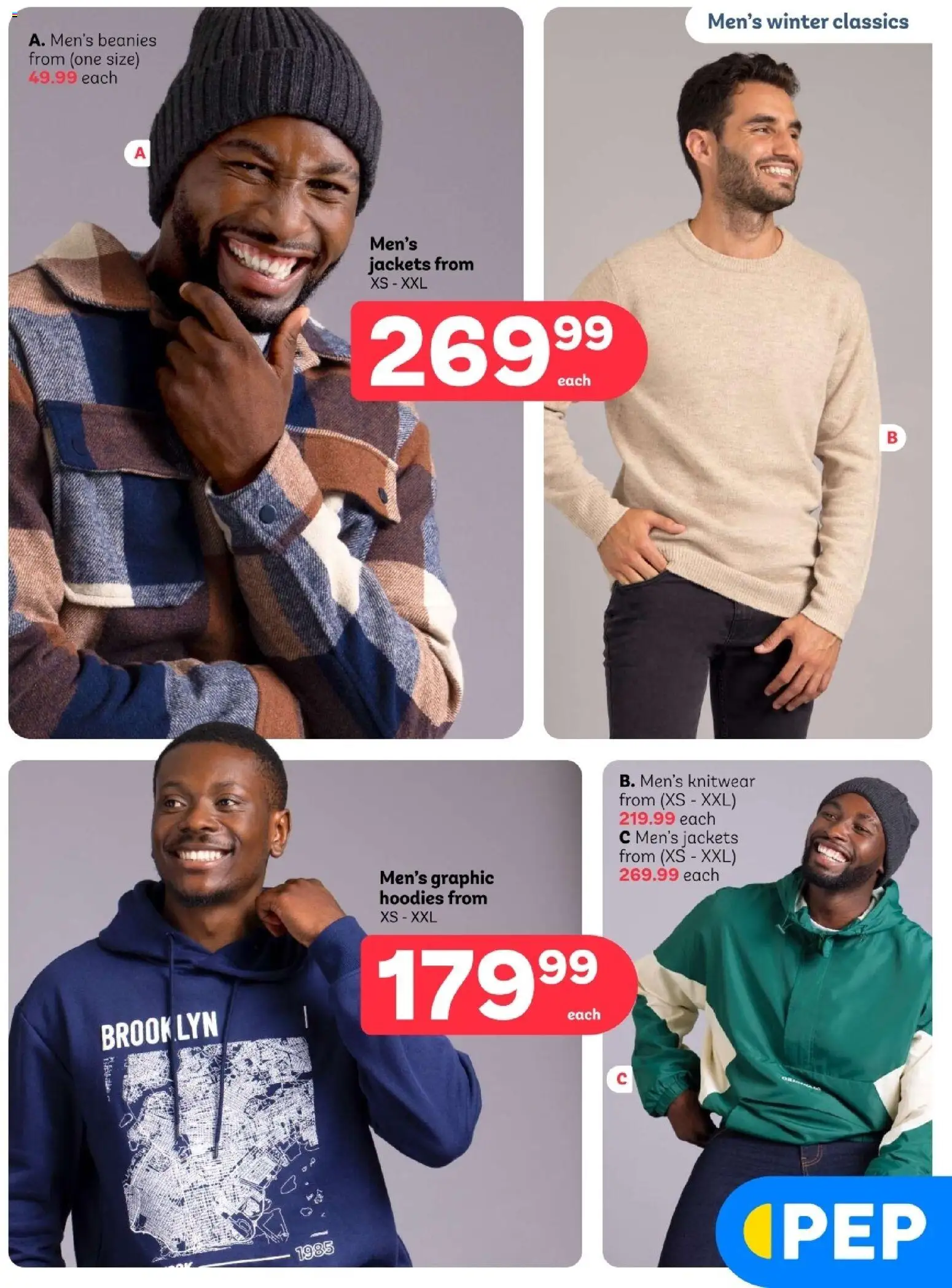 New PEP Stores catalogue – valid from 25.03.2026 | Page: 5 | Products: Jackets
