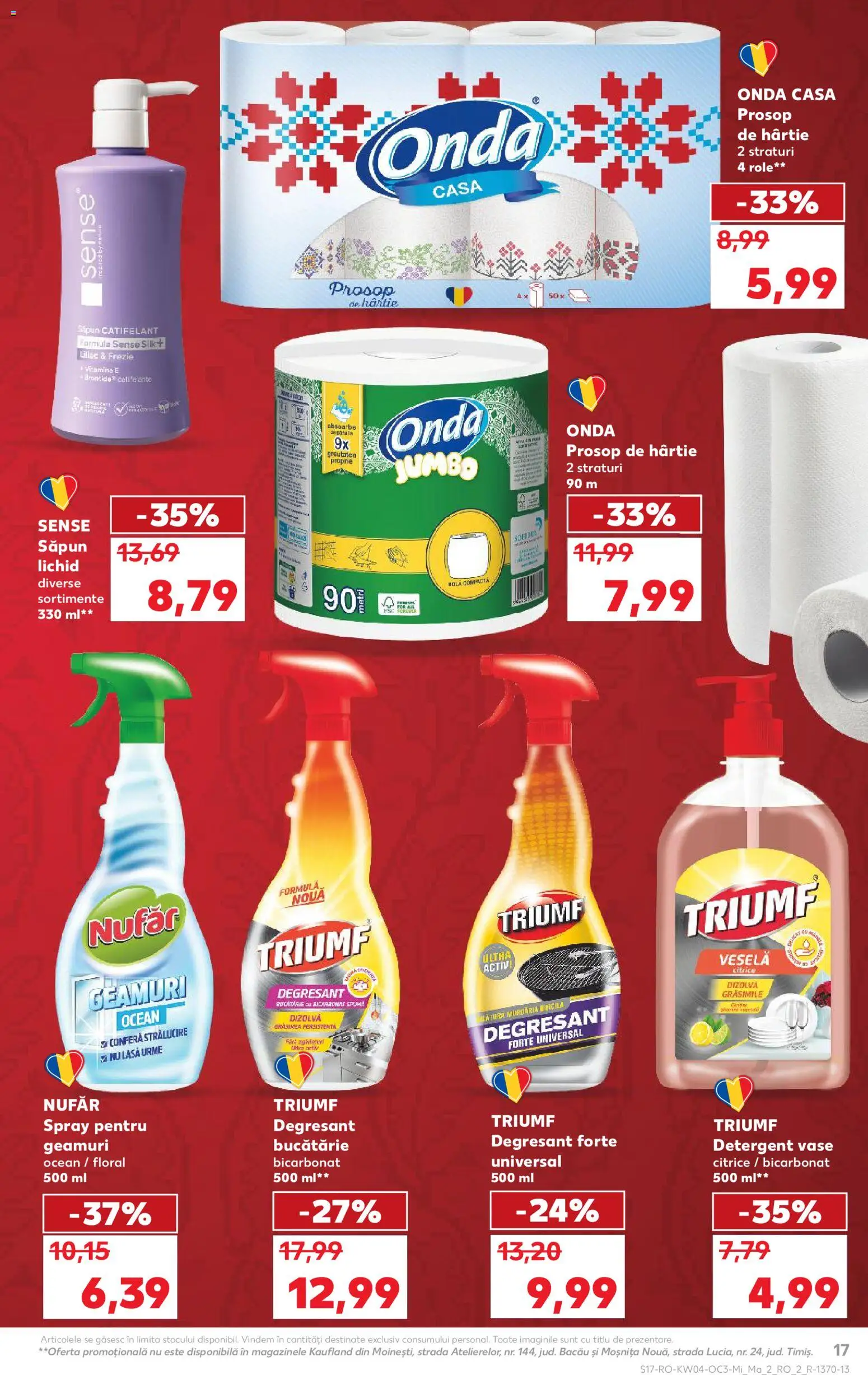 Noul catalog Kaufland – valabil de la 21.01.2026 | Pagină: 17 | Produse: Bucătărie, Săpun, Detergent, Săpun lichid