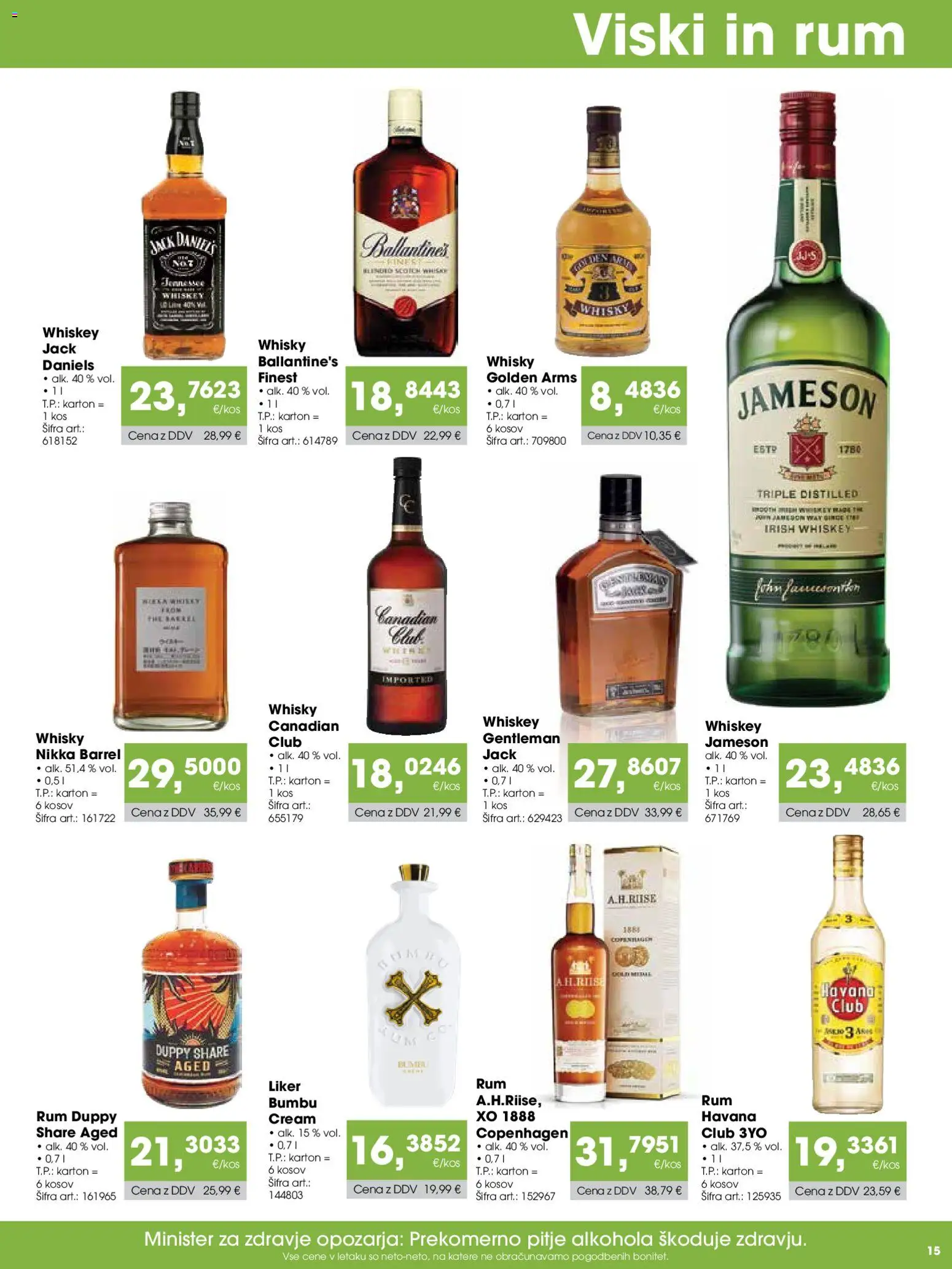 Novi Tuš katalog ponudbe – veljaven od 07.02.2026 | Stran: 15