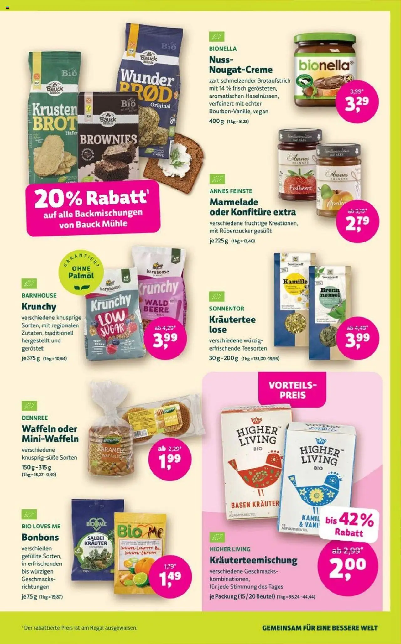 Denns BioMarkt Angebote – gültig ab 08.10.2025 | Seite: 5 | Produkte: Mühle, Regal, Waffeln, Brot