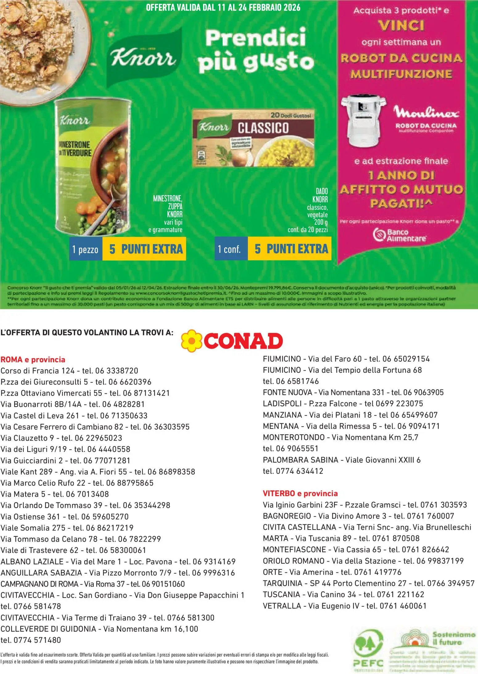 Volantino Conad del 29.01.2026 | Pagina: 12 | Prodotti: Minestrone, Verdure, Robot, Stampa