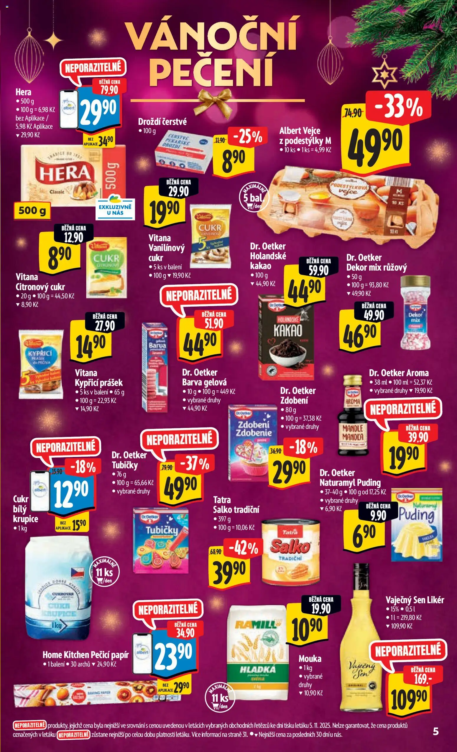 Albert Black Friday od 12.11.2025 | Strana: 10 | Produkty: Likér, Cukr, Mouka, Kakao